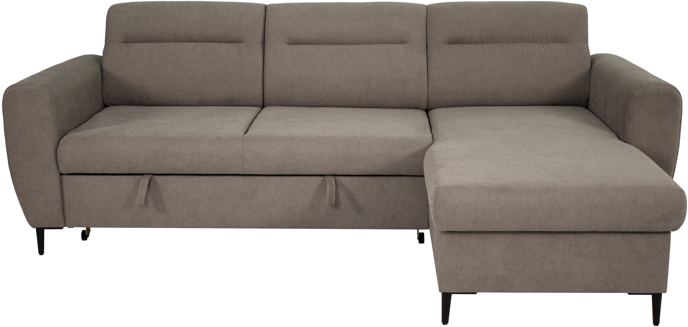 Trends by HG Canapé d'angle »Bella L-Form, B: 248 cm« avec fonction lit et coffre de rangement