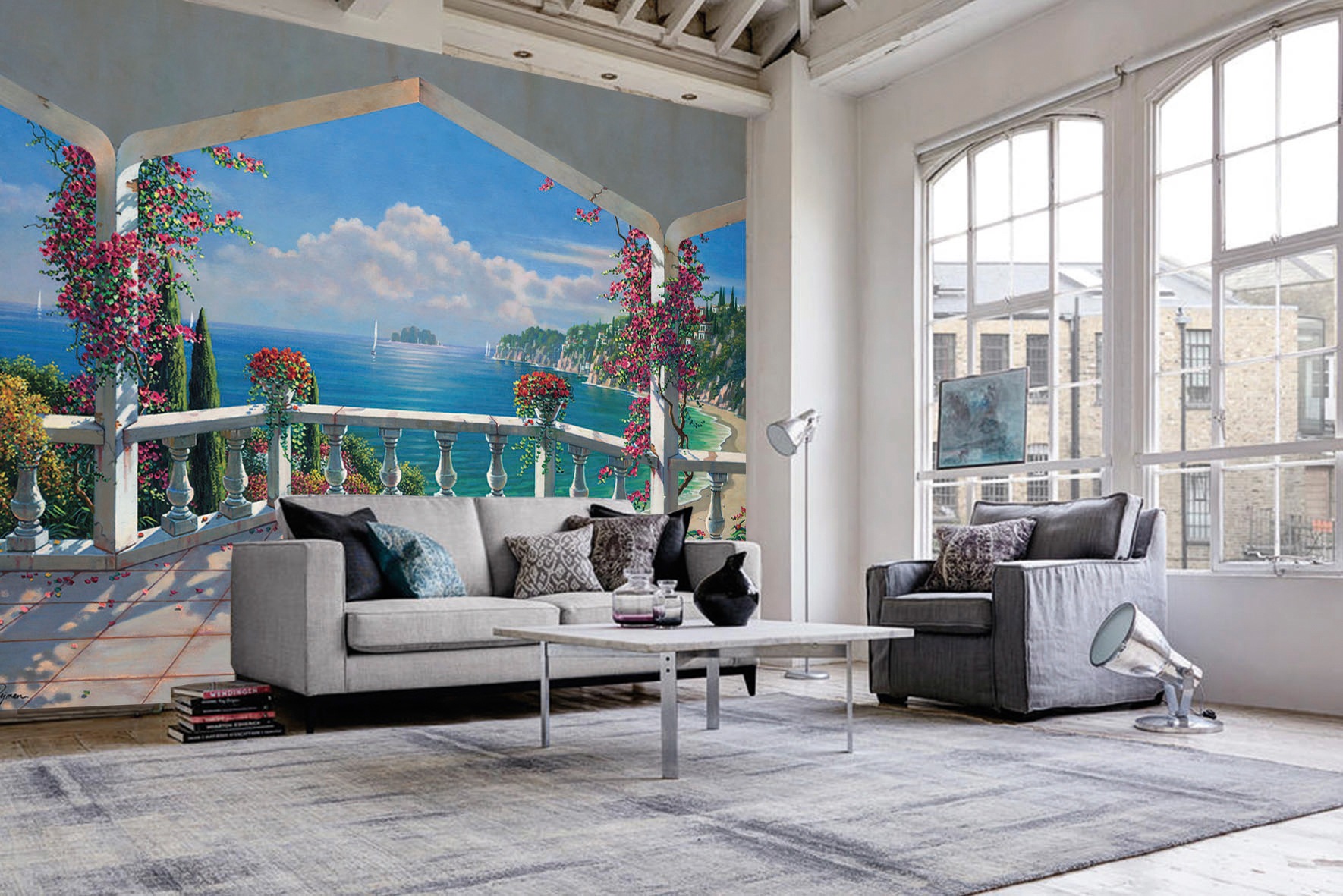 Papermoon Papier peint photo »Villa de Vista«