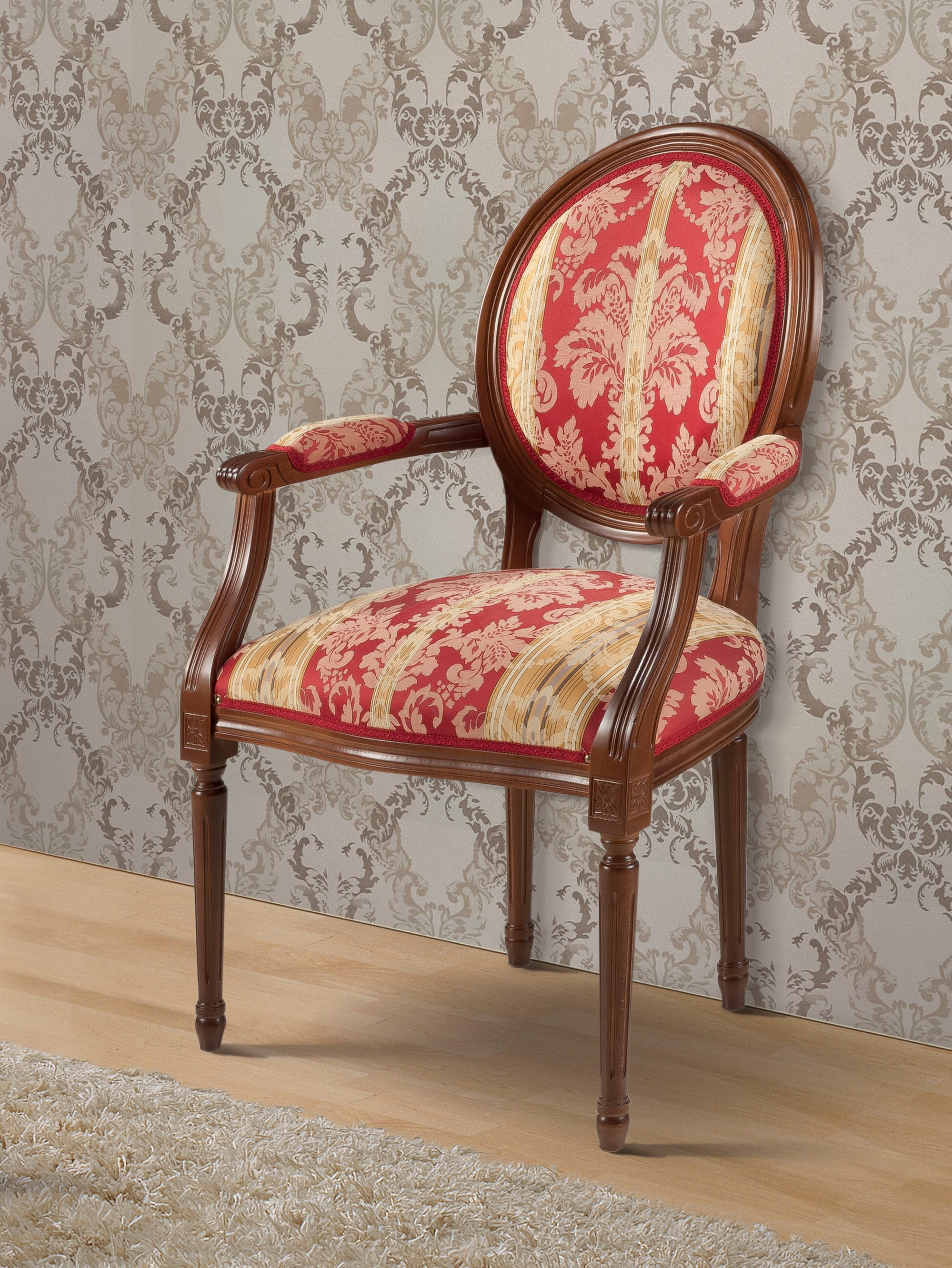 Home affaire Chaise avec accoudoirs »Stühle Valentina« () 1 cuisBreite 60 cm