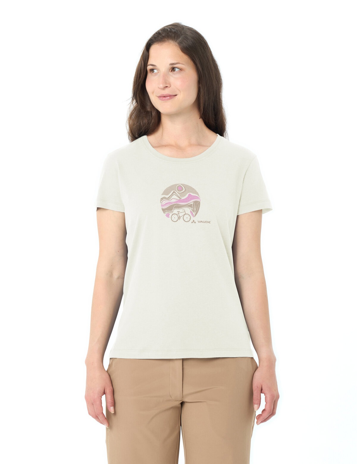 VAUDE Funktionsshirt »WOMEN'S CYCLIST T-SHIRT V« sportliche Passform, Kurzarm, für Radsport und Outdoor-Aktivitäten