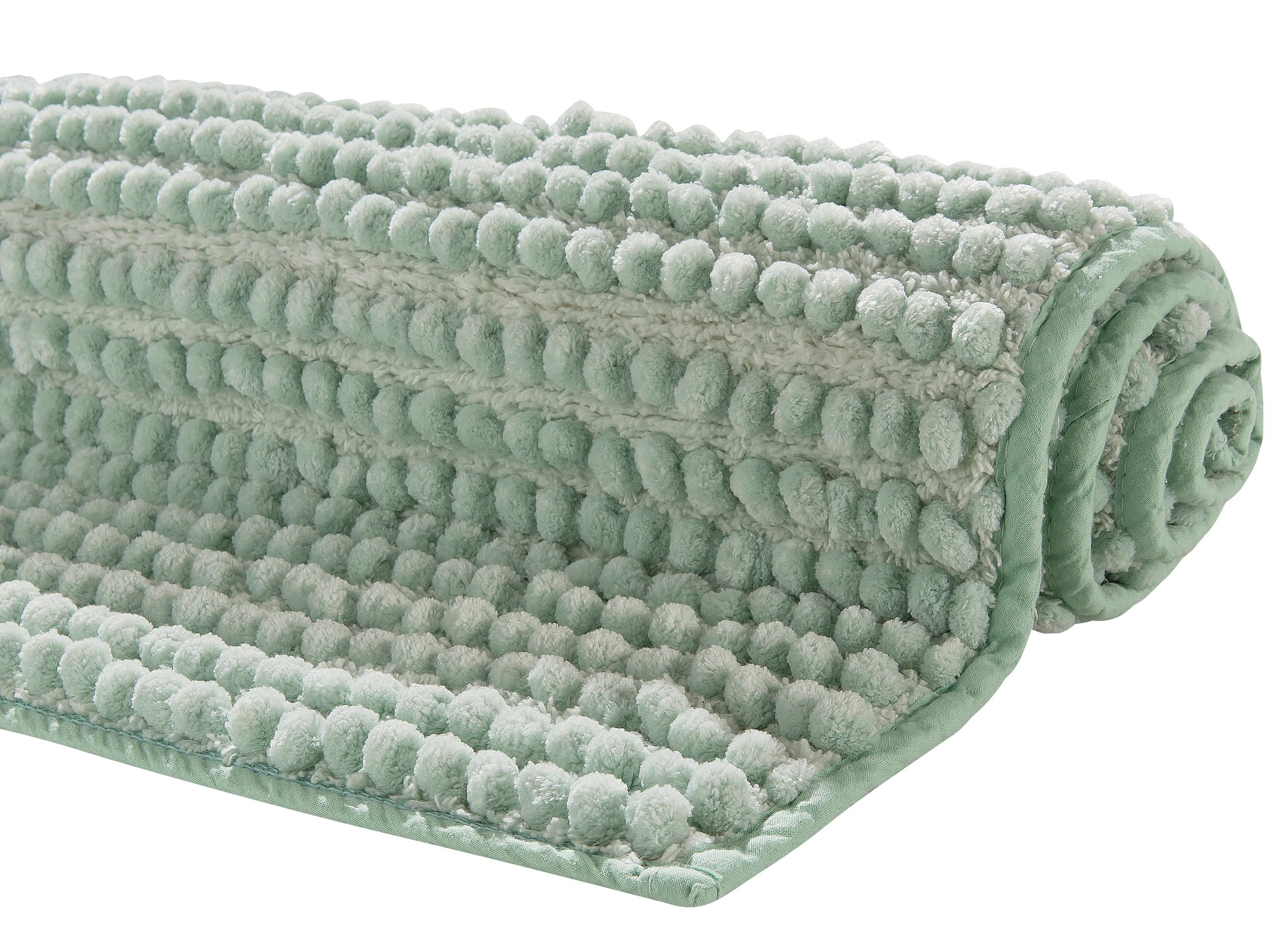 my home Badematte »Renat, Badvorleger, Badezimmer Teppich, Scandi« Höhe 15 mm fussbodenheizungsgeeignet | schnell trocknend | strapazierfähig Badteppich, Badgarnitur, Chenille-Optik, auch als 3 tlg. Set