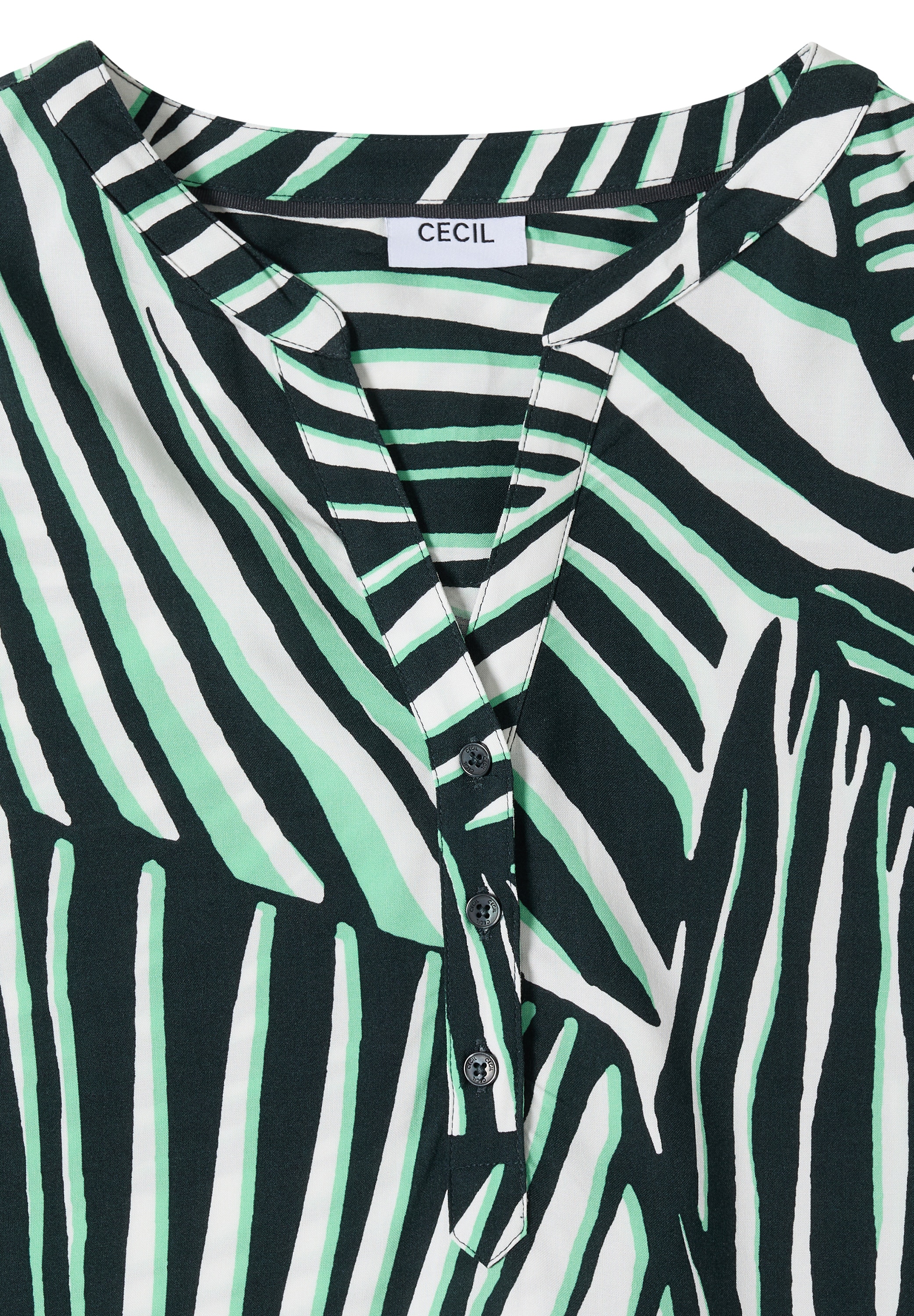 Cecil Blouse à pression Blouse d'été avec motif graphique / style tunique