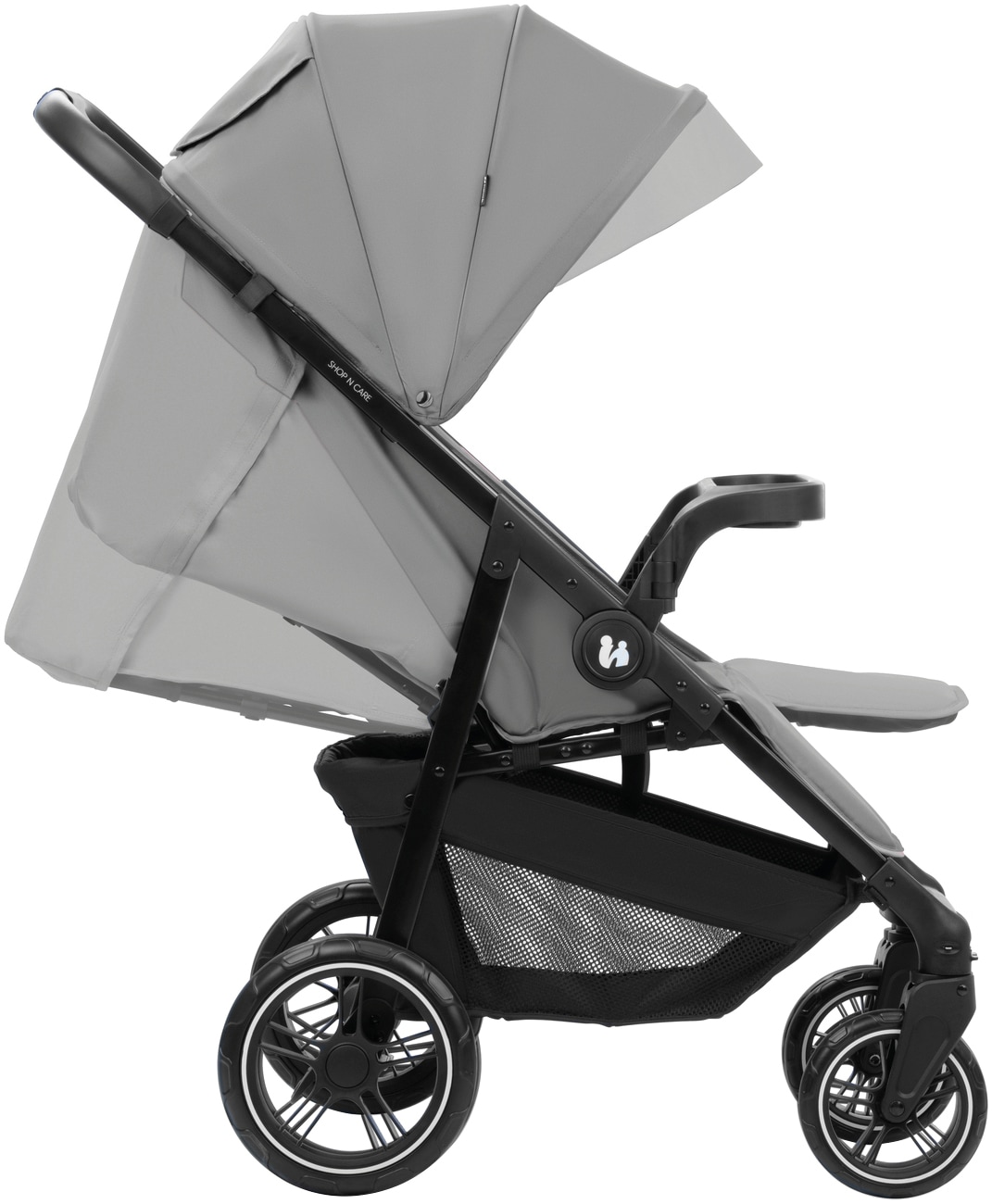 Hauck Poussette pour enfants »Shop N Care, Grey« 22 kilos bis 22 kg belastbar; kompatibel mit Babyschale
