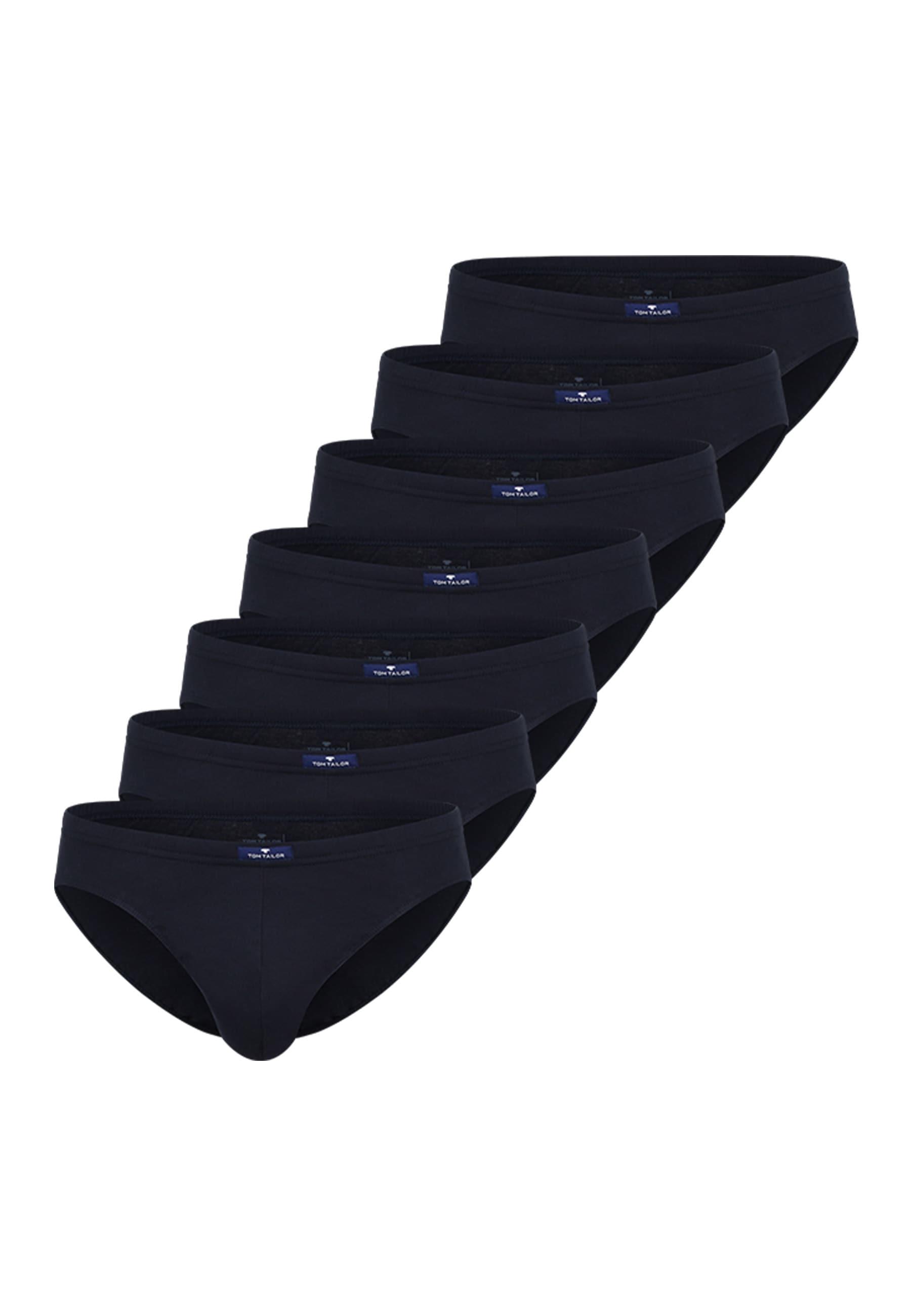 TOM TAILOR Slip miniature »Texas« Packung, 7er Pack, 7 bequem, basic, eng, weich, atmungsaktiv, mit Logo, breiter Bund