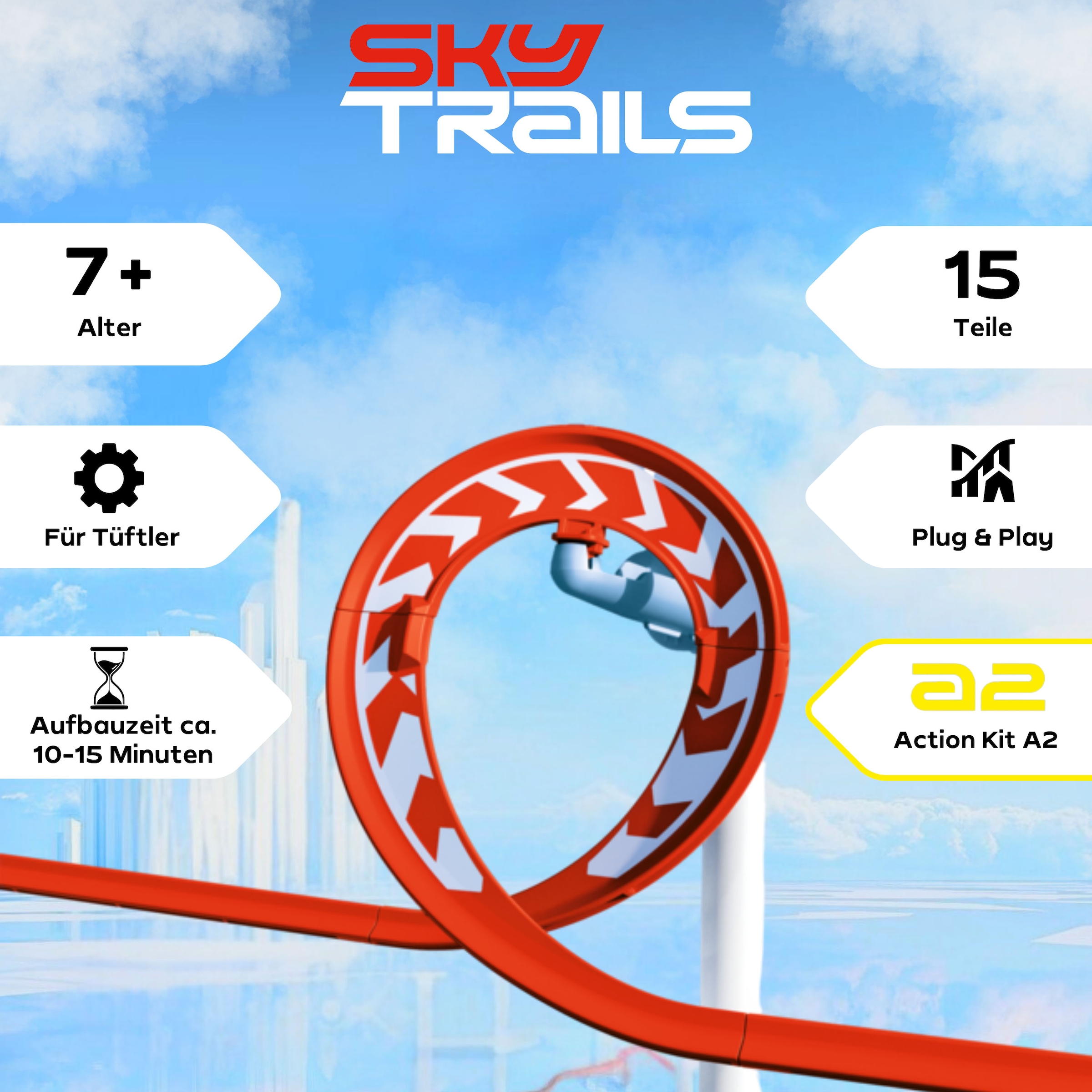 Playmobil® Jeu de construction »Looping a2 (71972), Sky Trails« Made in Europe