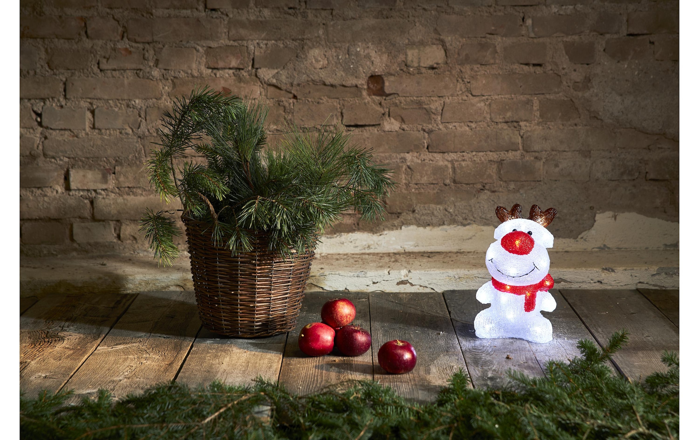 Parforce Traditional Hunting LED Dekofigur »Crystalo« Neutralweiss