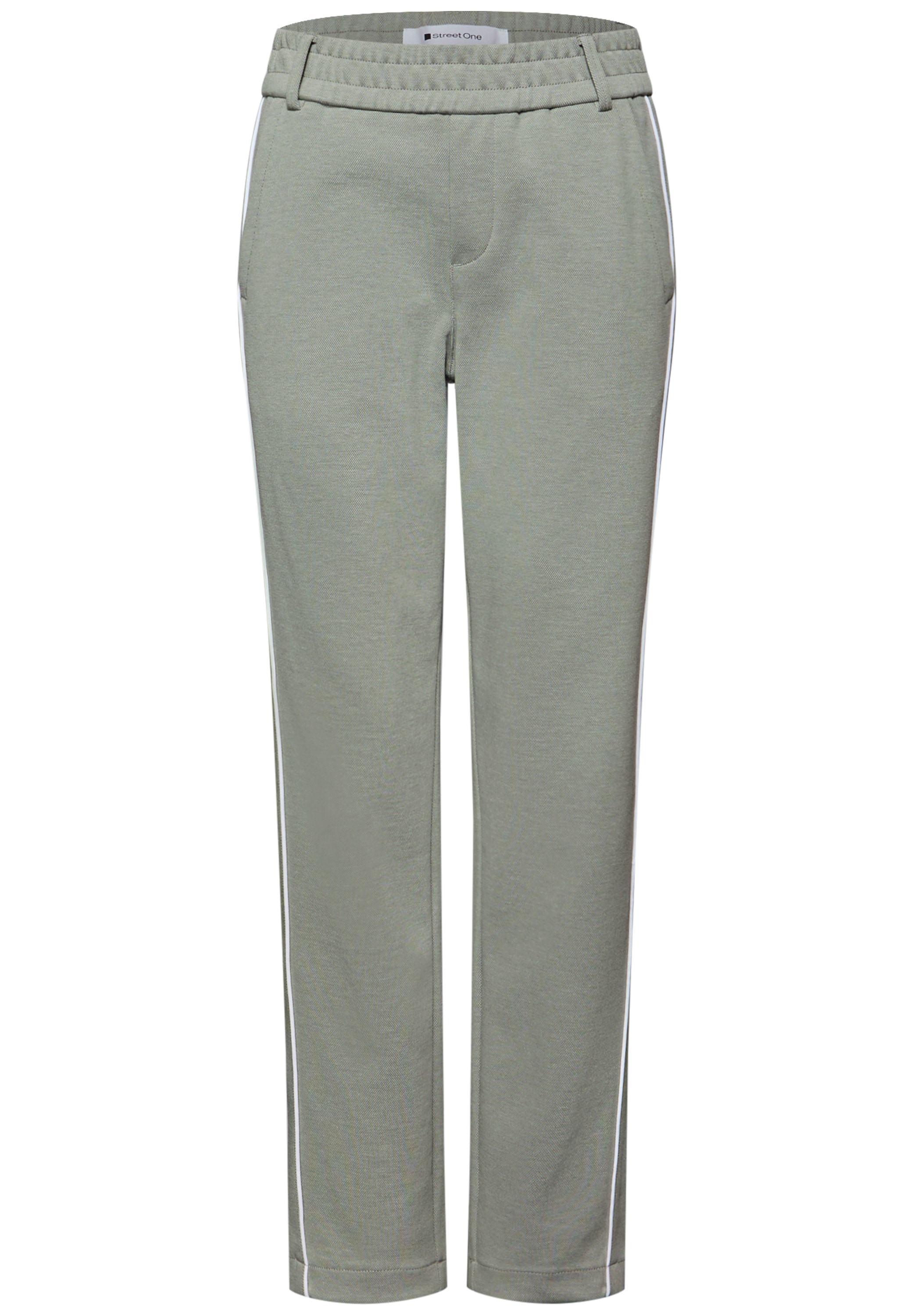 STREET ONE Pantalon en tissu »Style Bonny«  avec détails tape sportifs