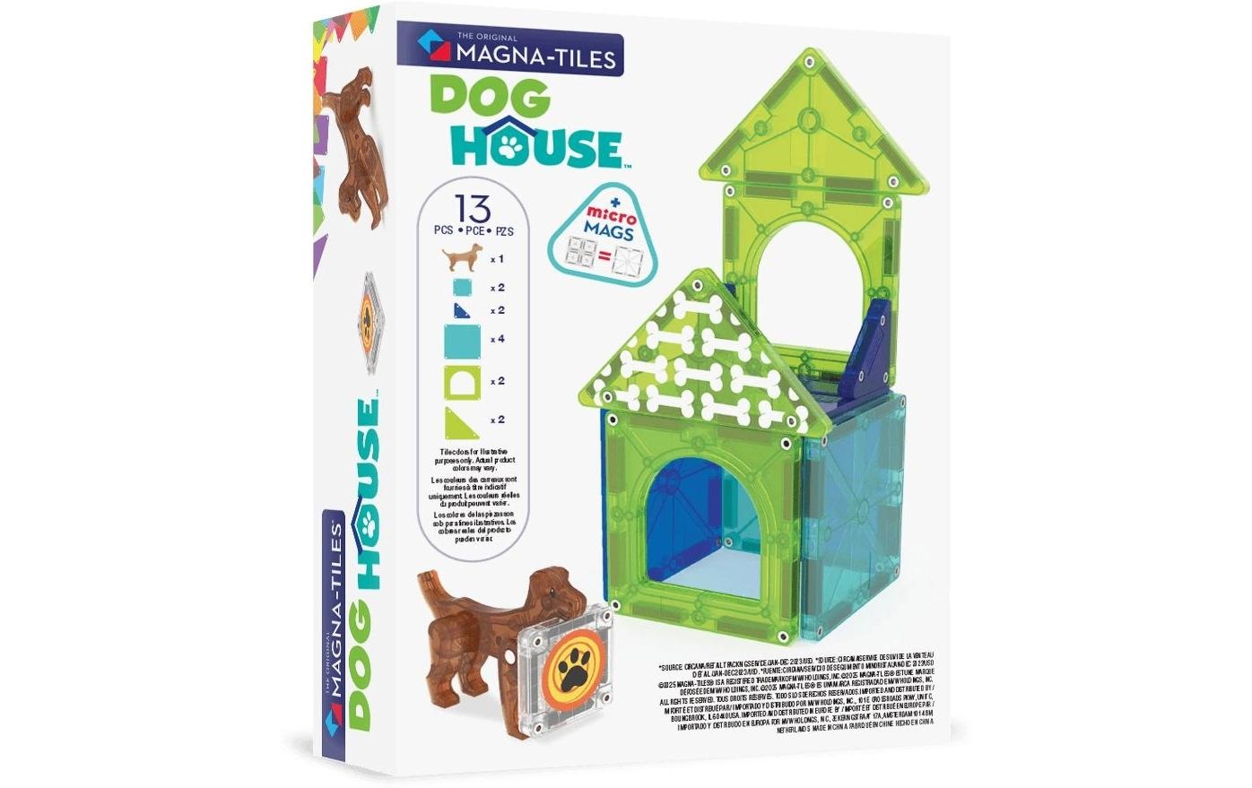   Steinbaukasten »Magna-Tiles Dog House 13 Teile«