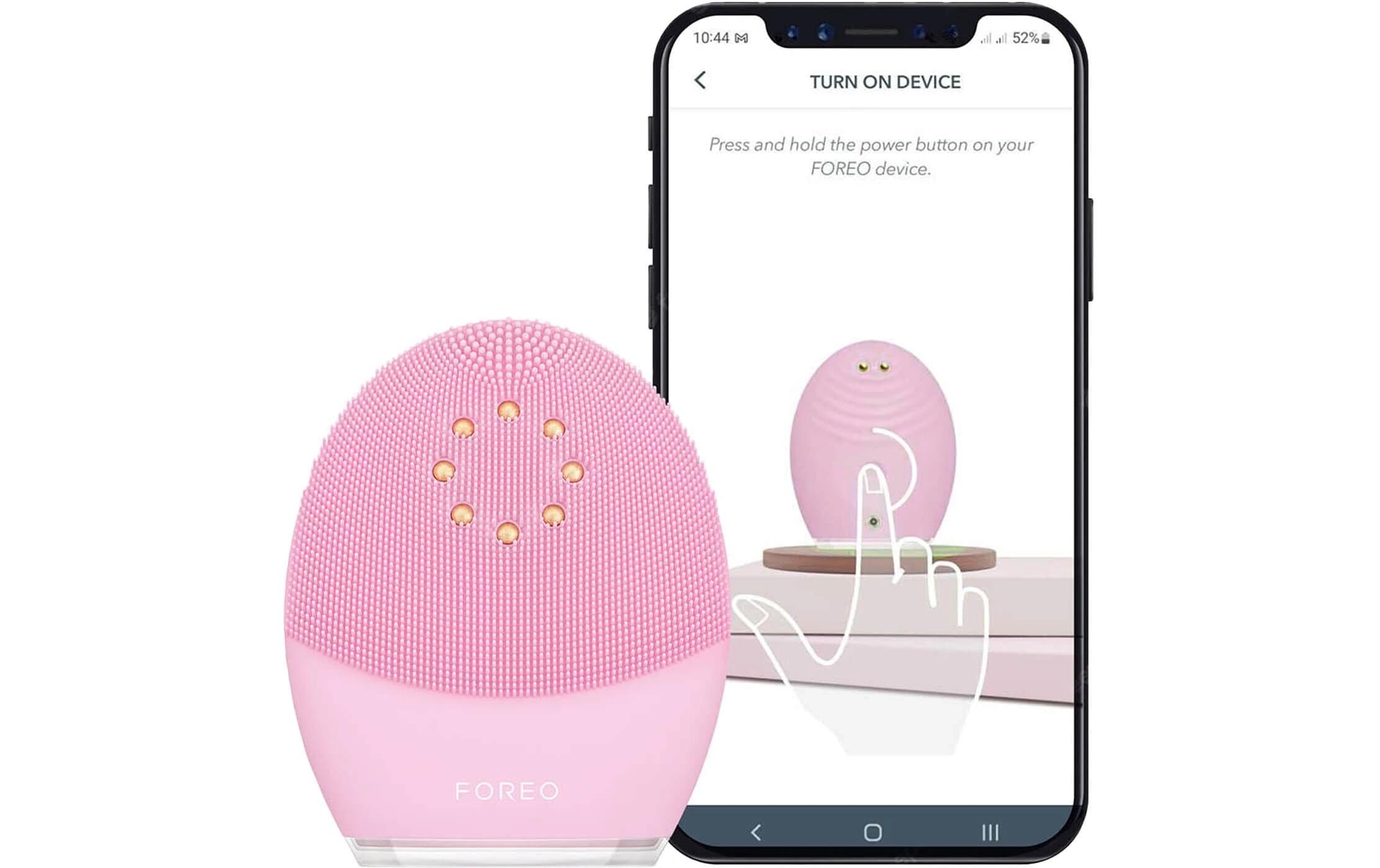 FOREO Brosse électrique pour le nettoyage du visage »LUNA 3 Plus normale Haut« Intelligente Reinigungs- und Straffungsbürste für das Gesicht