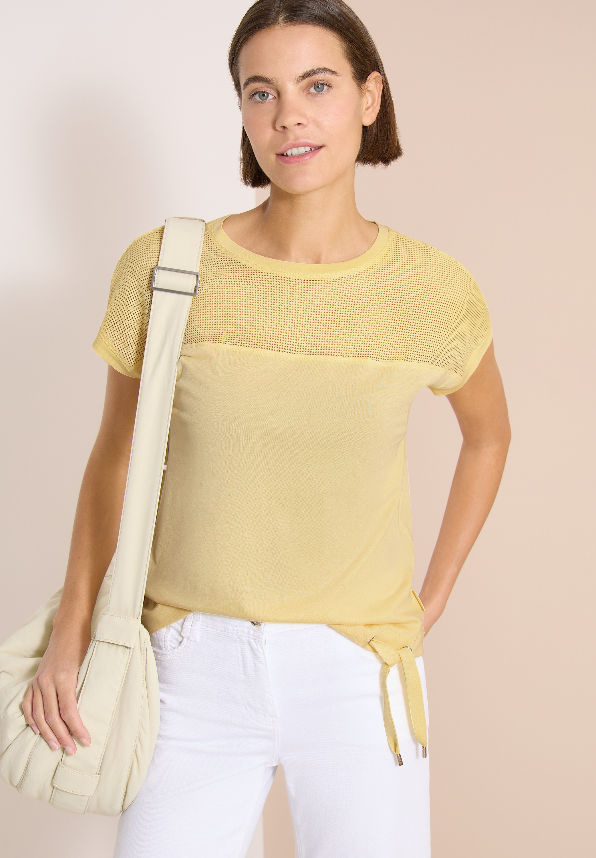 Cecil T-shirt Légèreté estivale grâce au détail en mesh