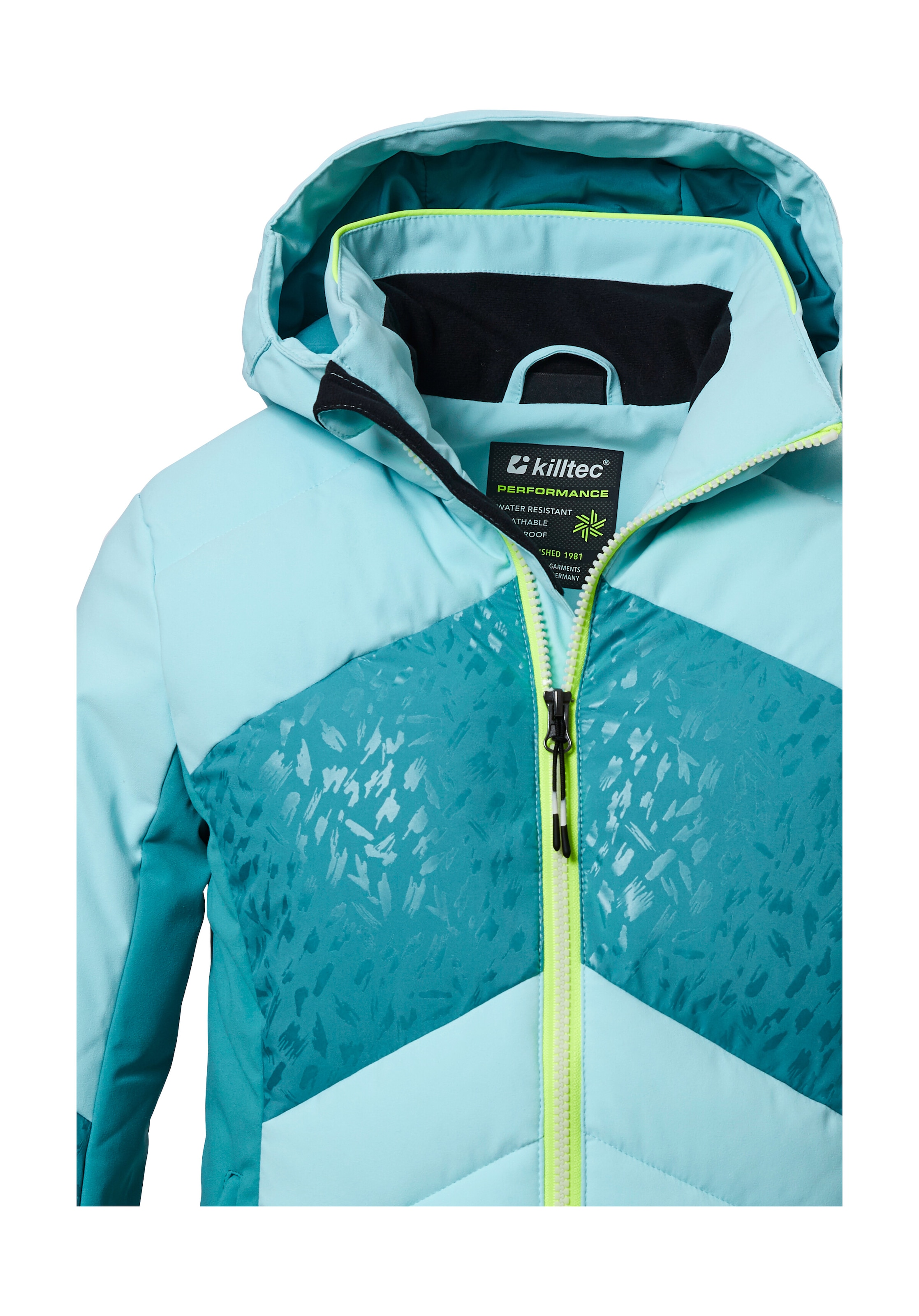 Killtec Veste de ski »KSW 342 GRLS SKI QLTD JCKT« Veste de ski déperlante et respirante avec poignets réglables