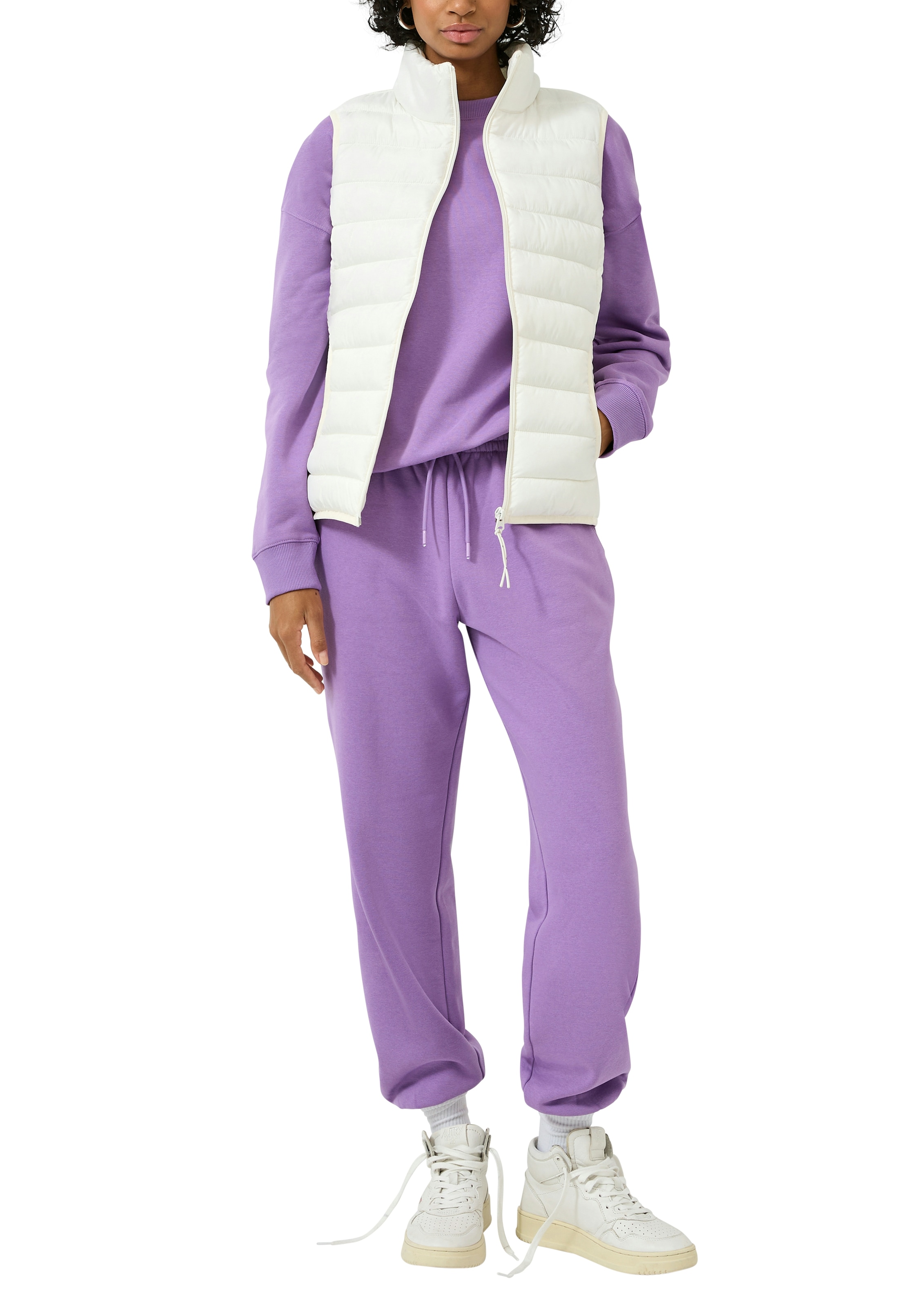 QS Steppweste mit Stehkragen und Reissverschluss