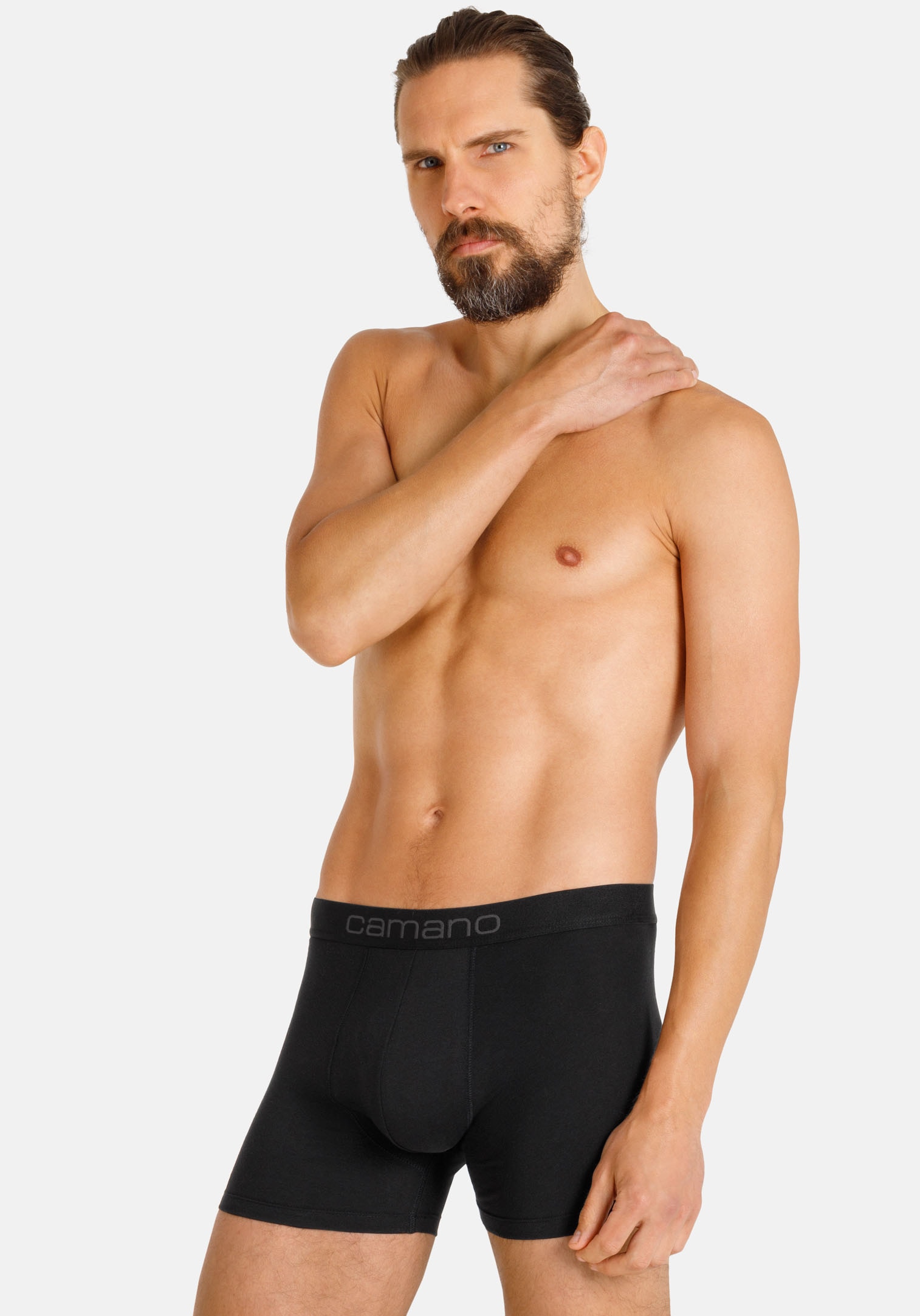 Camano Boxershorts »comfort« mit elastischem Logobund