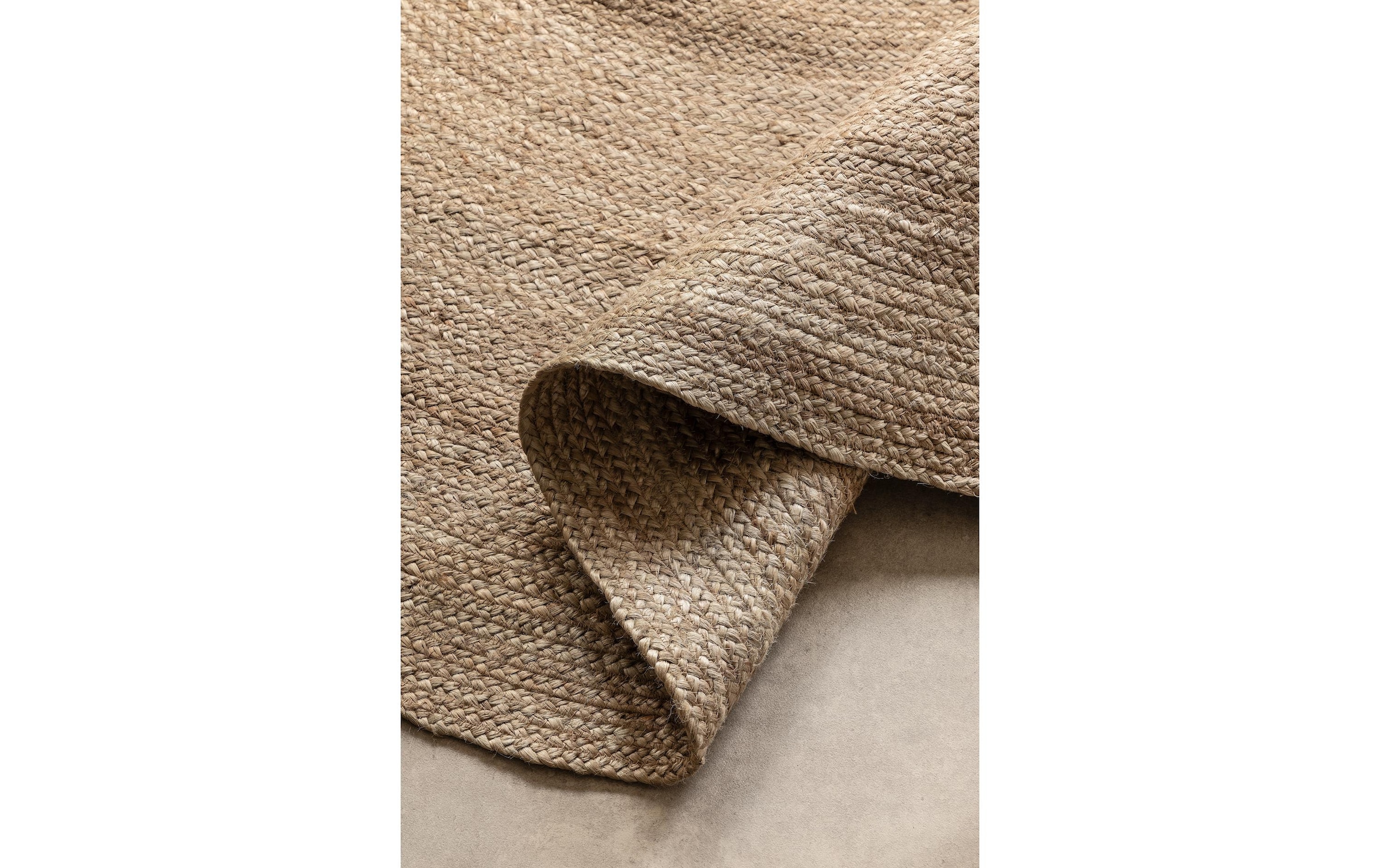 HANSE Home Teppich »Rangpur Juteteppich, in rund und oval« oval 10 mm Höhe handgewebt, 100% Jute , Natur, Wohnzimmer, Flur, Boho, Skandi