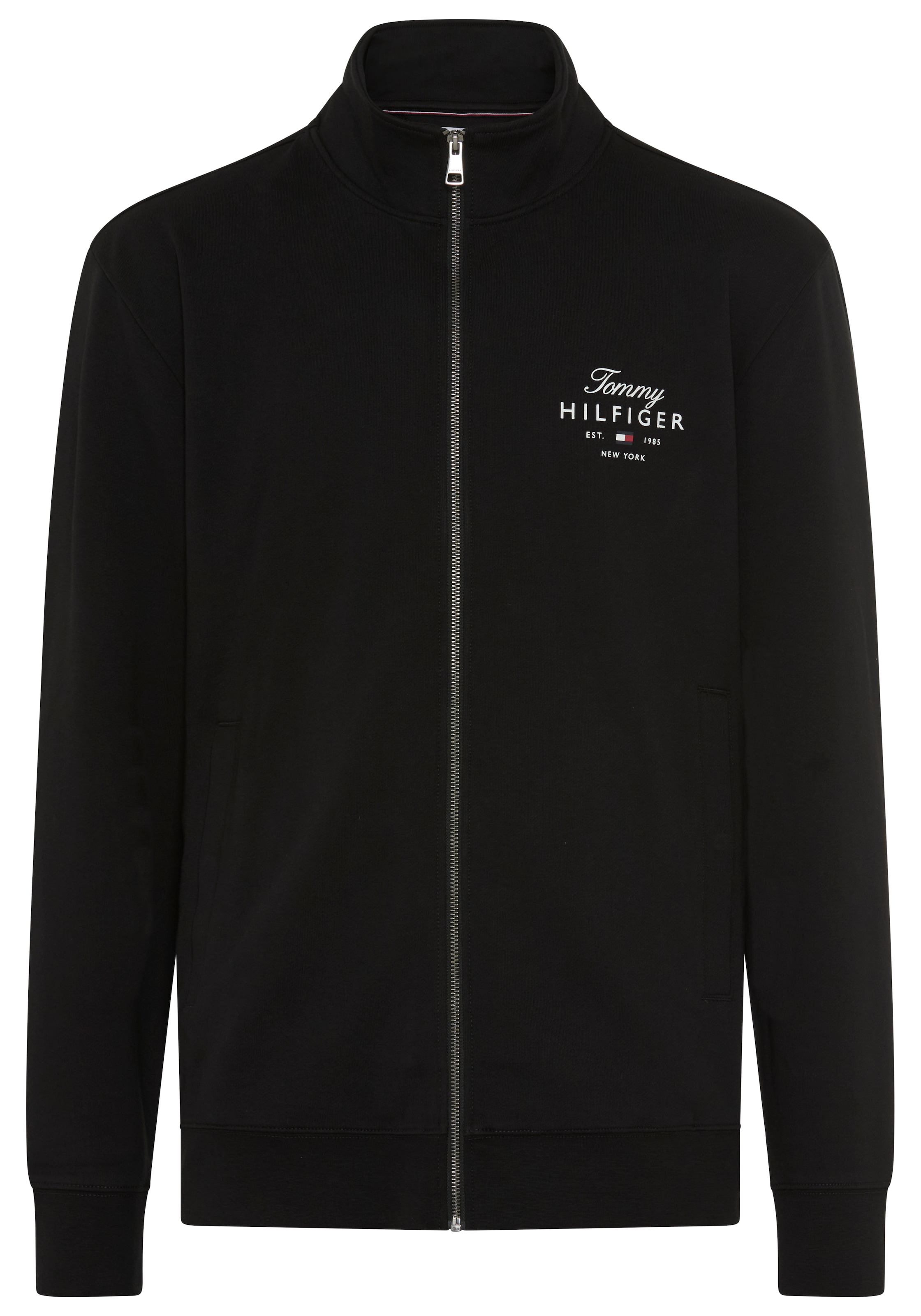 Tommy Hilfiger Big & Tall Sweatjacke »BT-SCRIPT STACK STAND COLLAR« Grosse Grössen