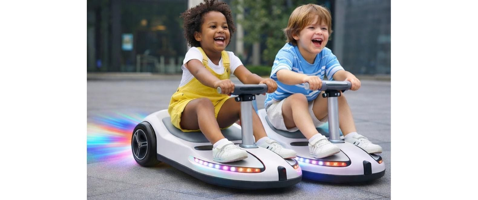   Go-Kart »Chic Flow Glide Gokart« Elektrisches Kinderkart mit LED-Beleuchtung