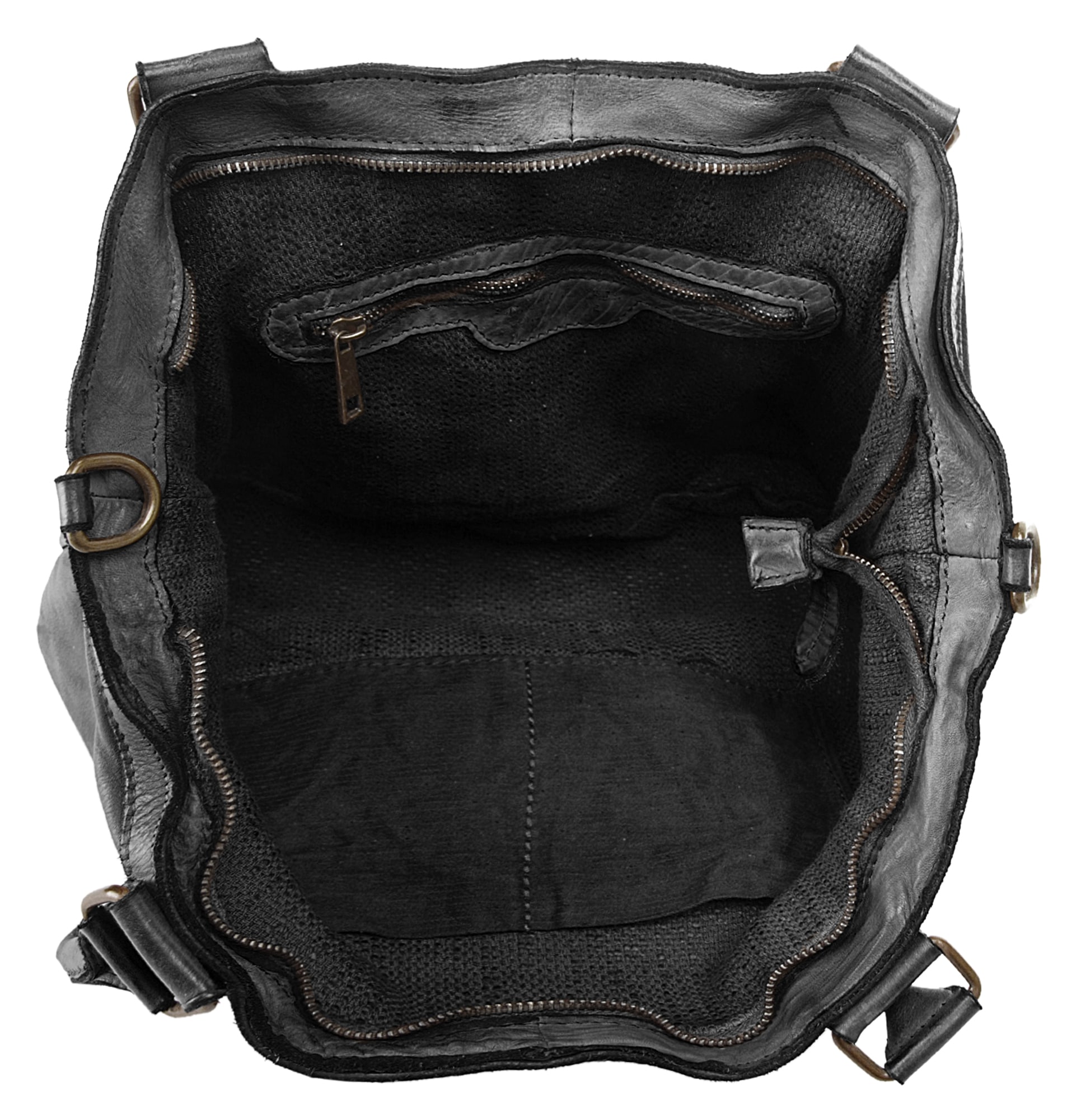 Samantha Look Shopper echt Leder, Made in Italy