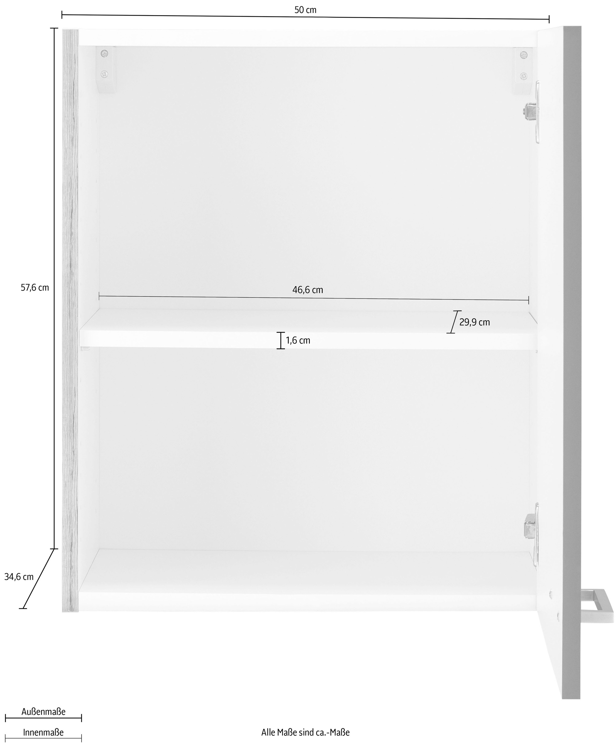 OPTIFIT Hängeschrank »Iver« Breite 50 cm, mit 1 Tür