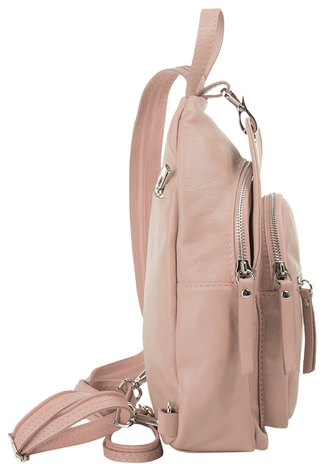Samantha Look Cityrucksack echt Leder, Made in Italy