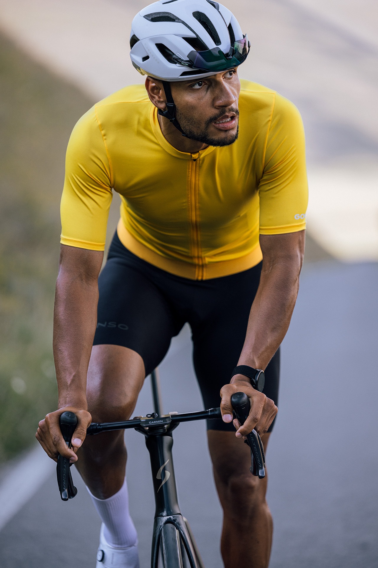 Gonso Pantalon de vélo »Ride Miles Bib Circle M«  bas de jambes antidérapants avec découpe laser
