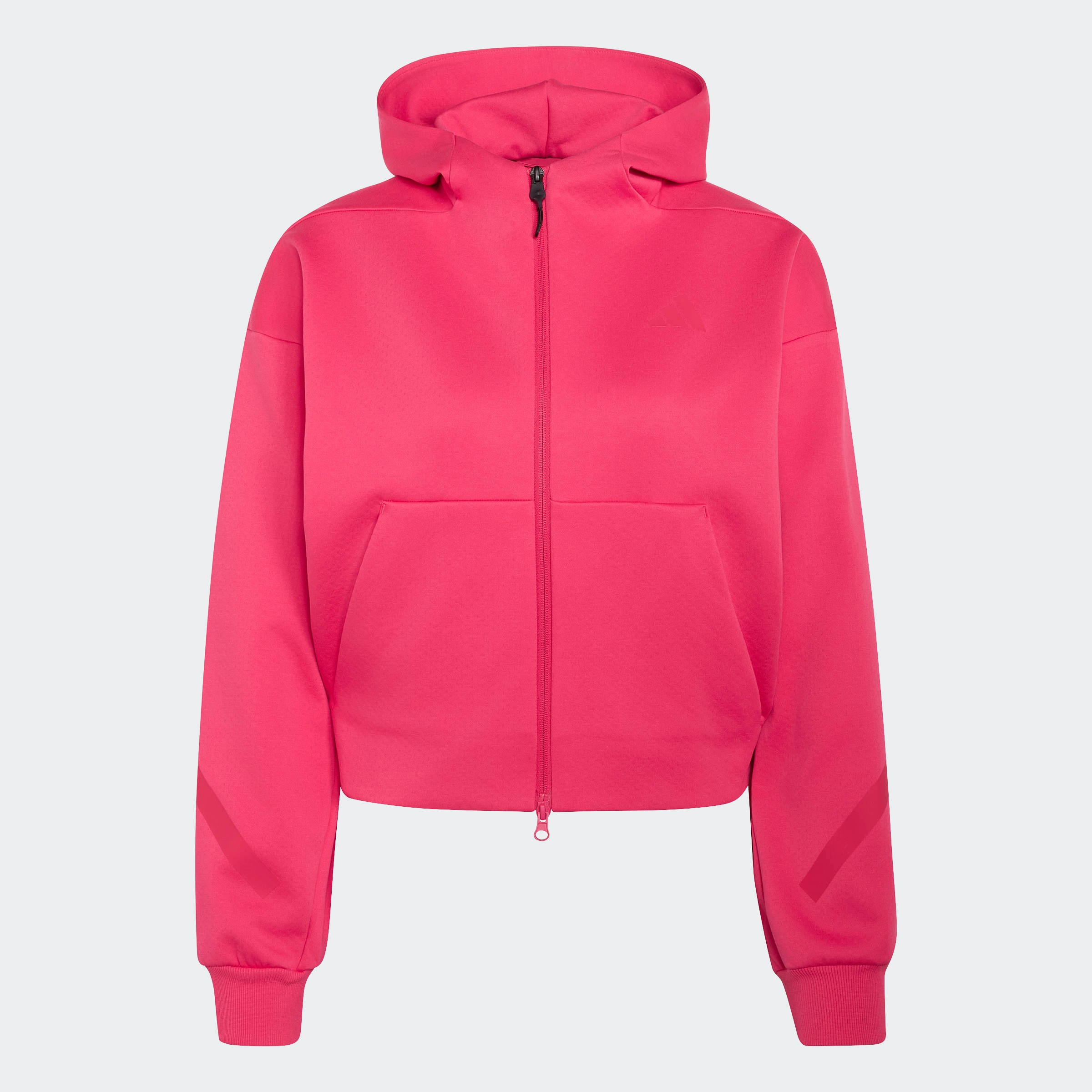 adidas Sportswear Sweat à capuche »W Z.N.E. CR FZ«, avec col rond, sans fermeture, longueur normale
