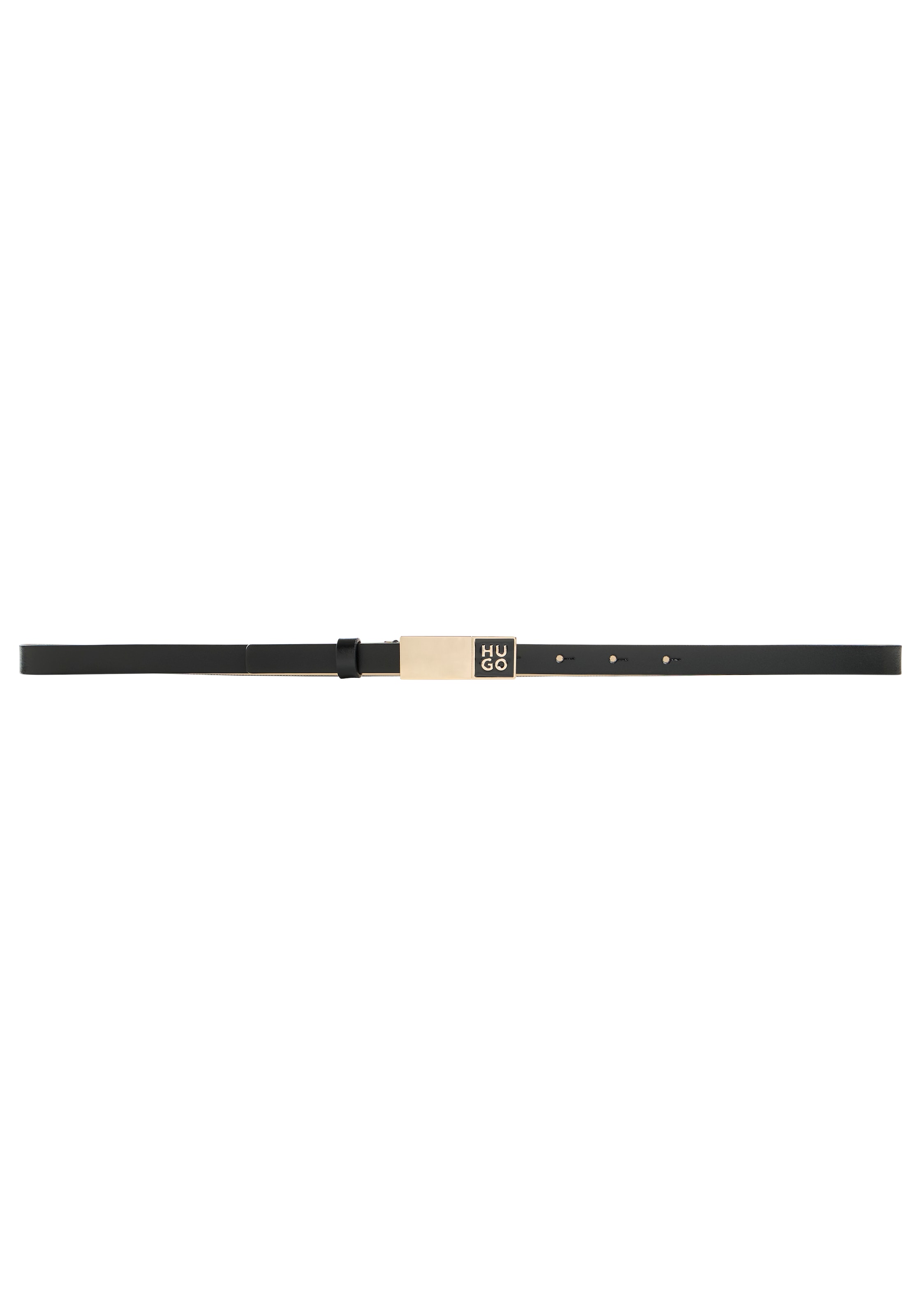 HUGO Ceinture en cuir »Persephone-G Sz15« avec détail logo