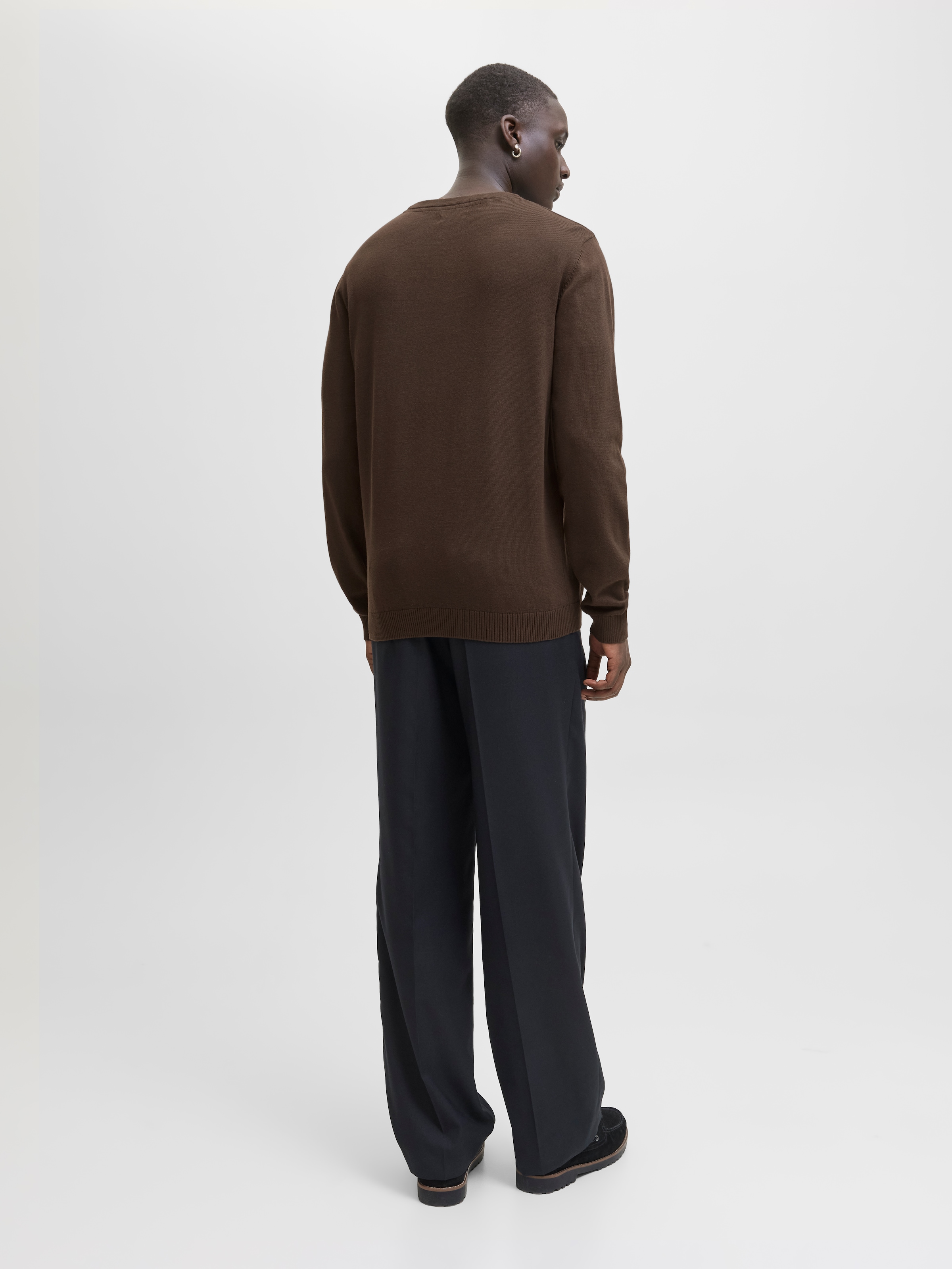 Jack & Jones Rundhalspullover »JJEBASIC KNIT CREW NECK NOOS« mit Rundhalsausschnitt