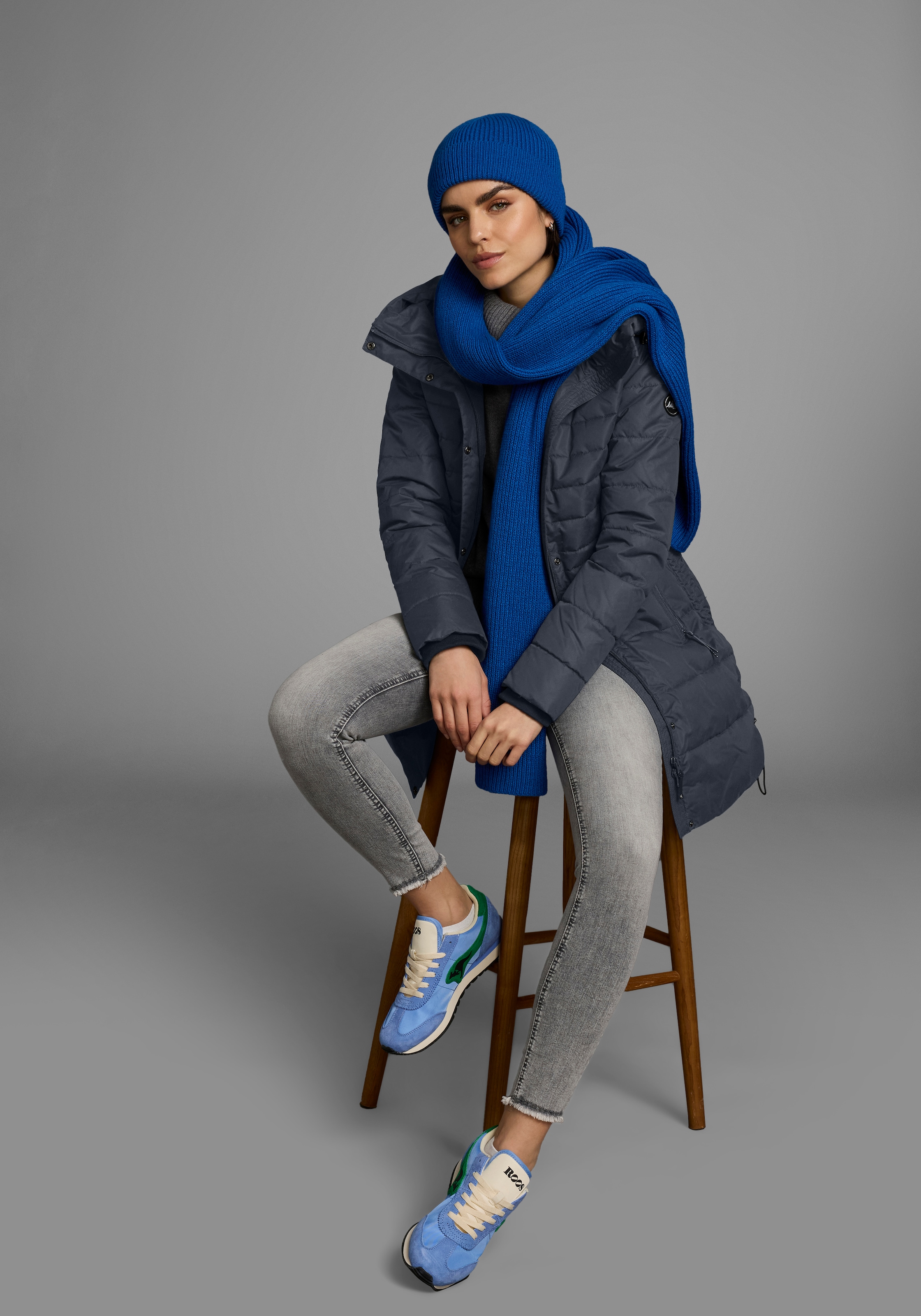 Polarino Manteau d'hiver , Warm wattiert. Obermaterial wasserabweisend und winddicht.
