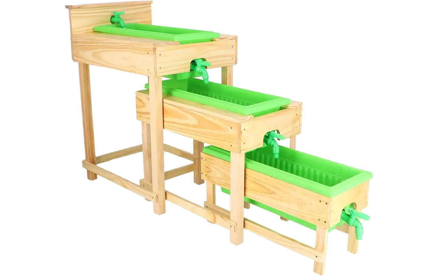 esschert design Wasserspieltisch »Holz, 3-teilig«