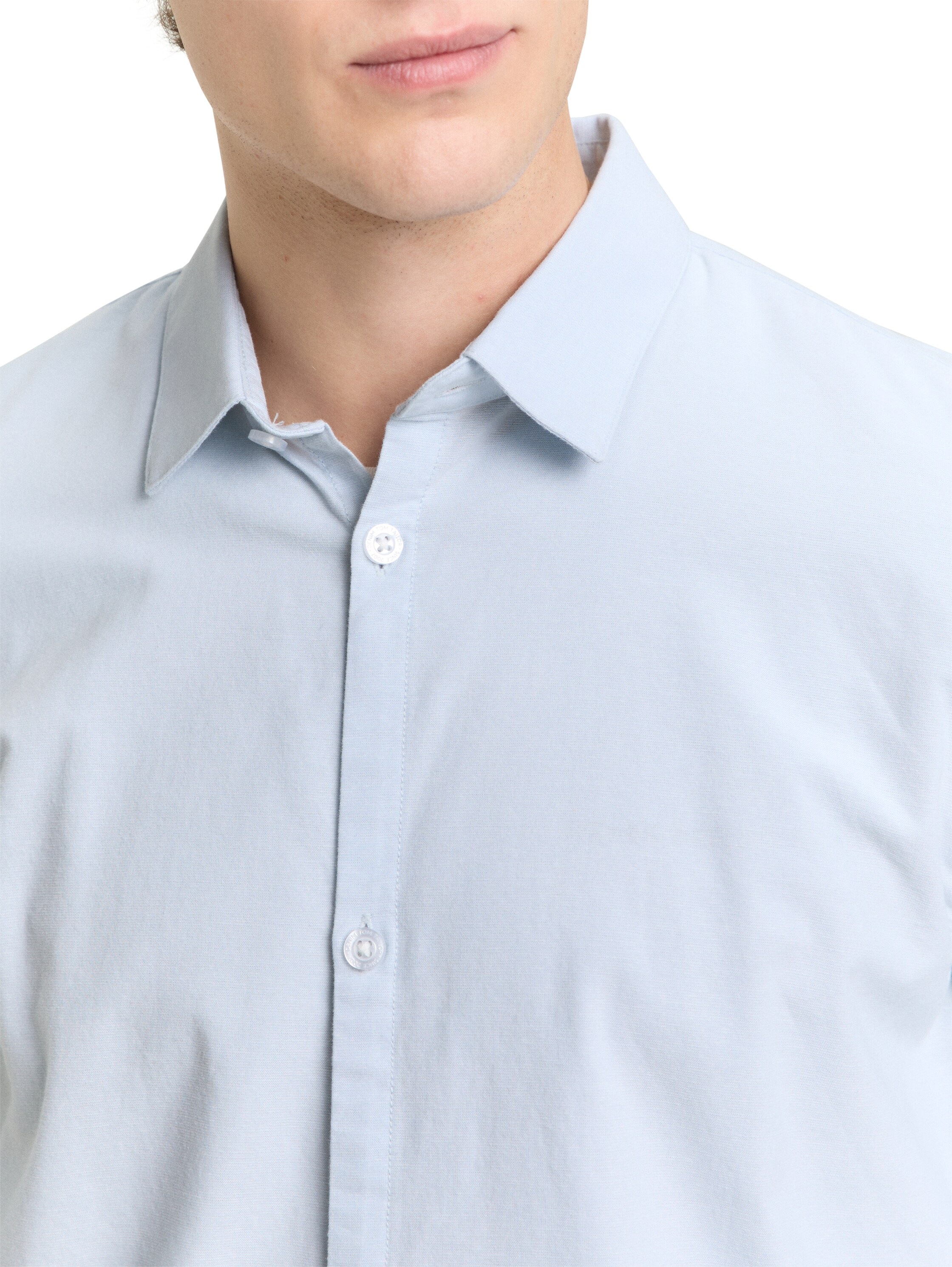 TOM TAILOR Denim Chemise à manches longues mit Knopfleiste