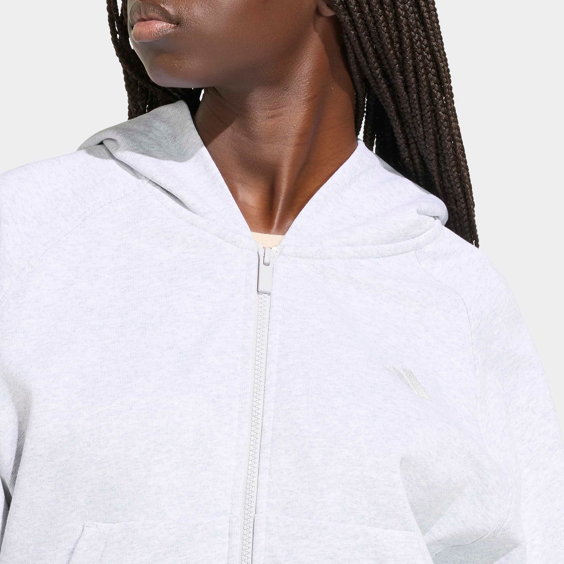 adidas Sportswear Kapuzensweatshirt »ADIDAS KIT 3-STREIFEN MIT DURCHGEHENDEM REISSVERSCHLUSS«, für Erwachsene, mit Kapuze, in normaler Länge
