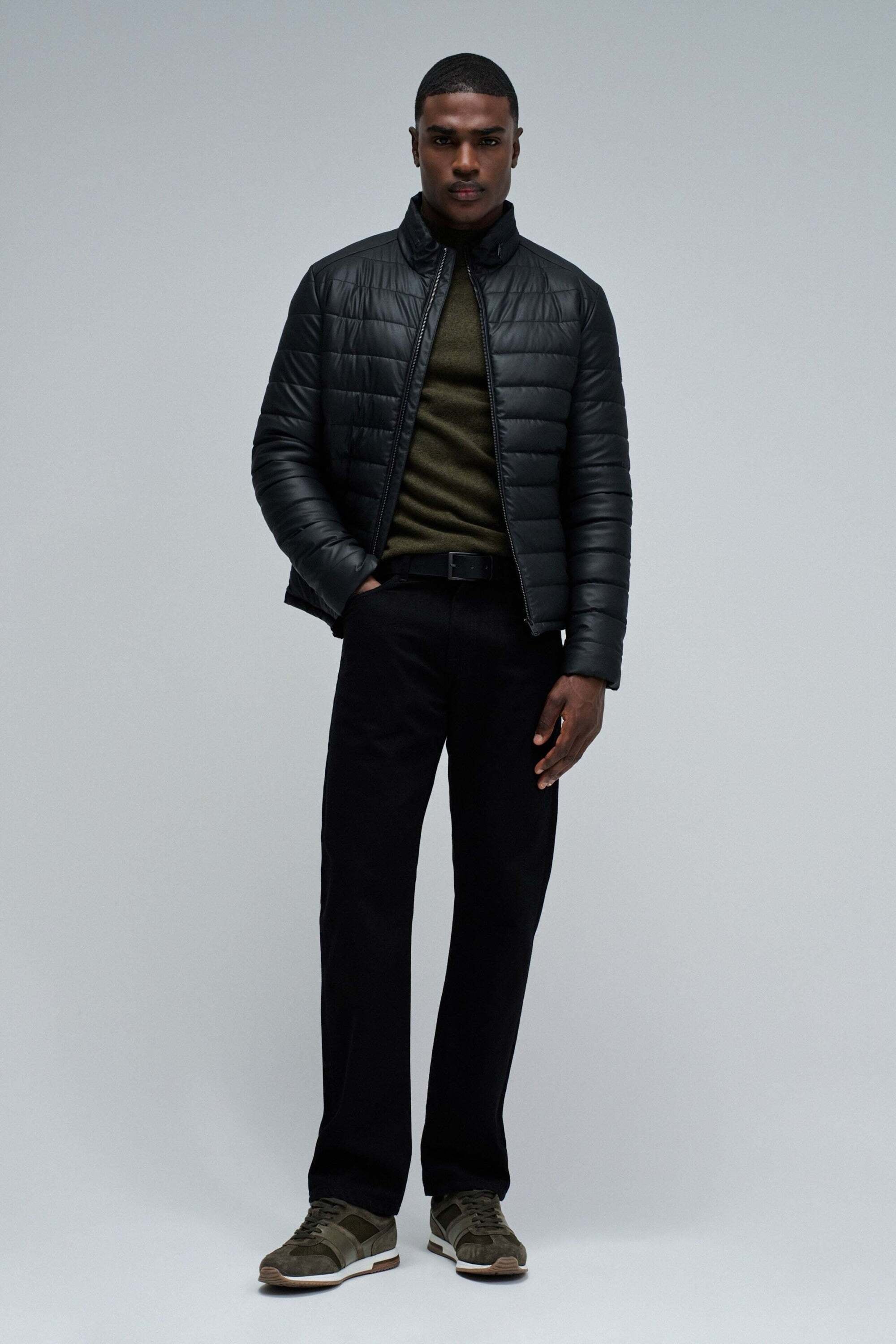 Salsa Veste matelassée »Salsa Jeans Steppjacke Light Padded PU Leather Jacket«