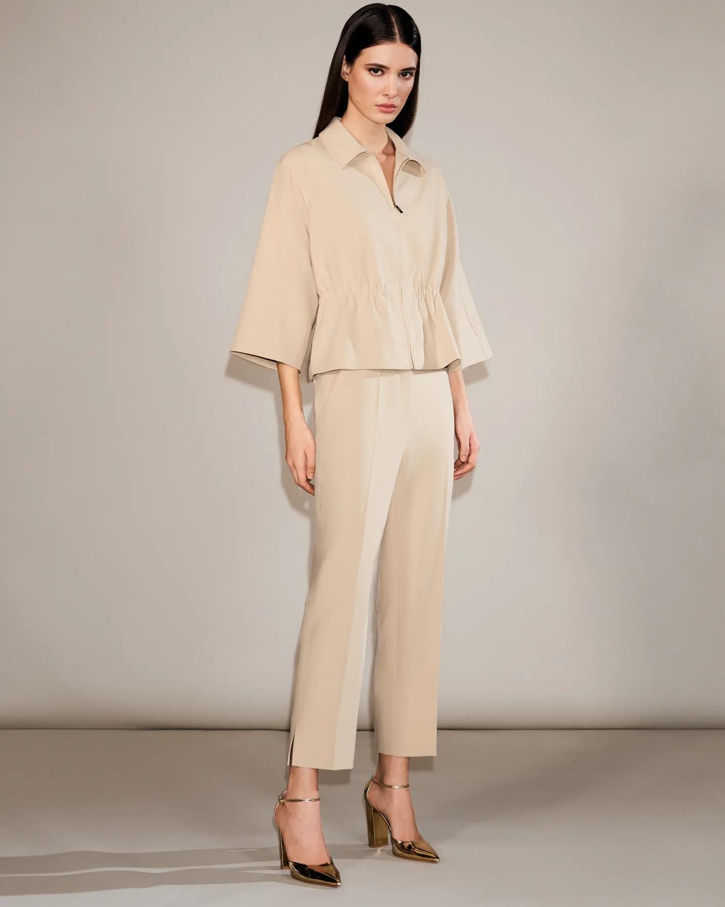 JOOP! Pantalon 7/8 »Panna«  avec plis marqués