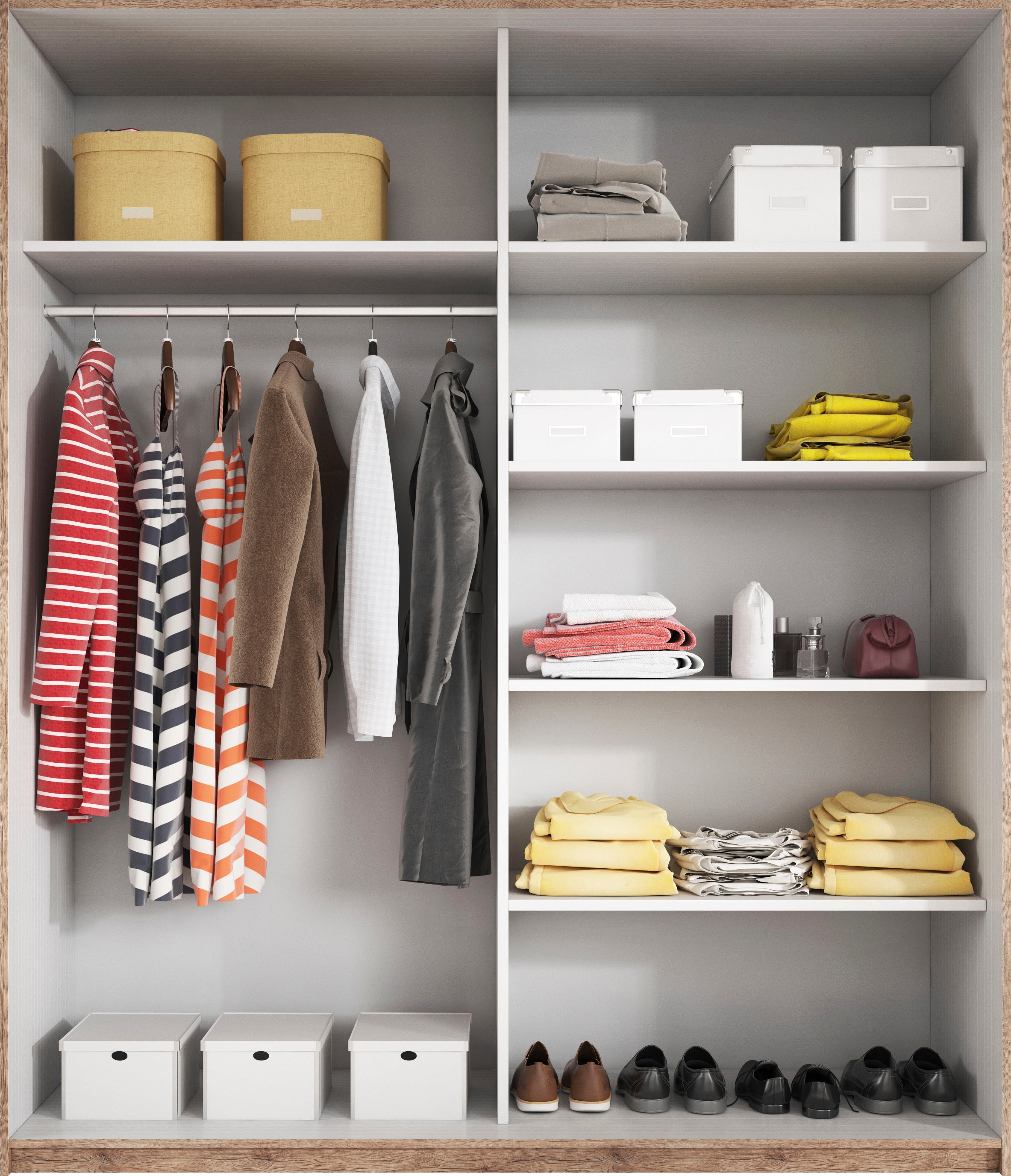 INOSIGN Ensemble de chambre à coucher »Beta Komplettschlafzimmer in 3 Farben und 2 Bettgrössen,« 4 cuis tlg. wahlweise in 3 Farben und 2 Bettgrössen