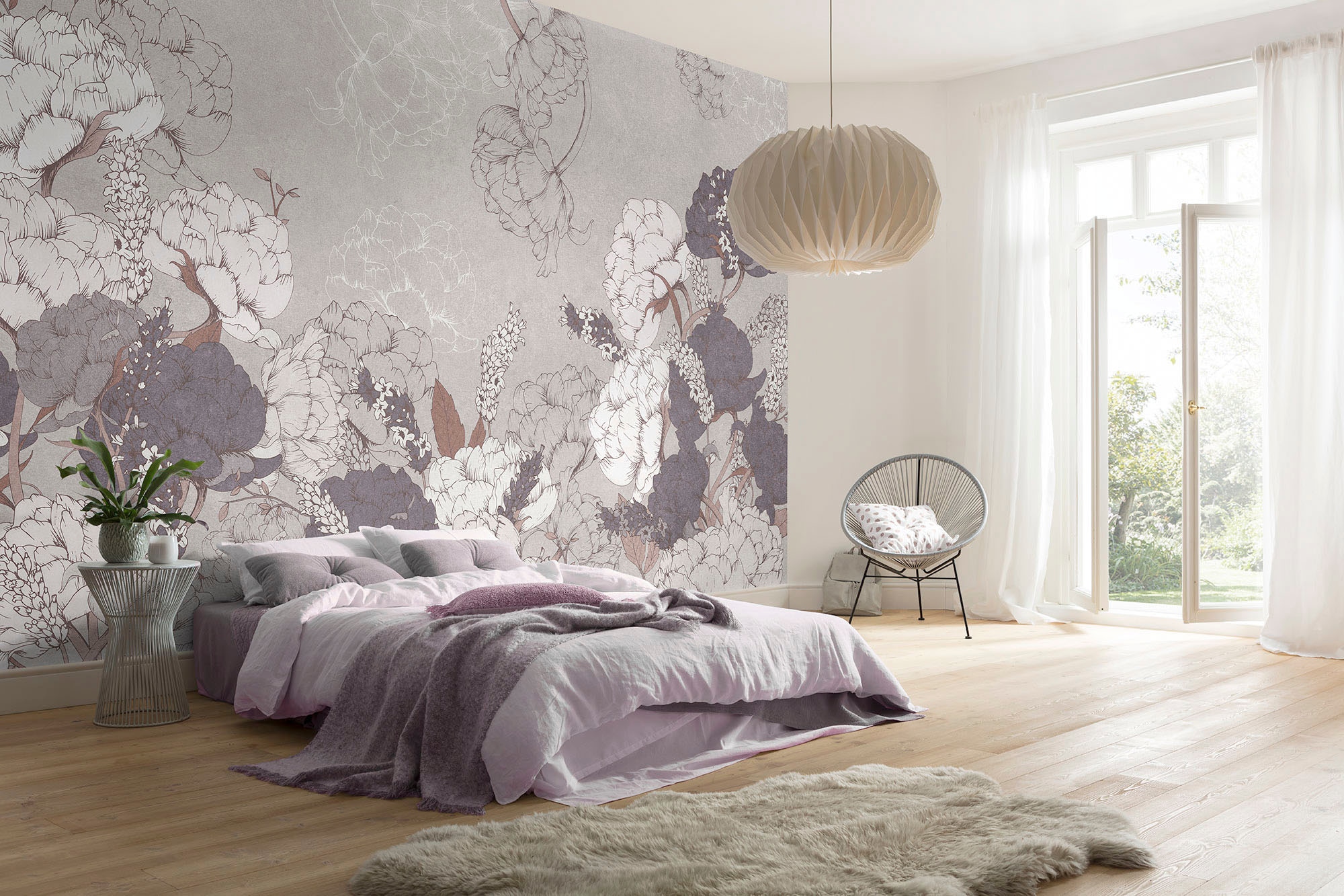Komar Vliestapete »Digitaldruck Vlies -  Beautiful Bijoux - Grösse 400 x 250 cm« bedruckt glatt Wohnzimmer, Schlafzimmer
