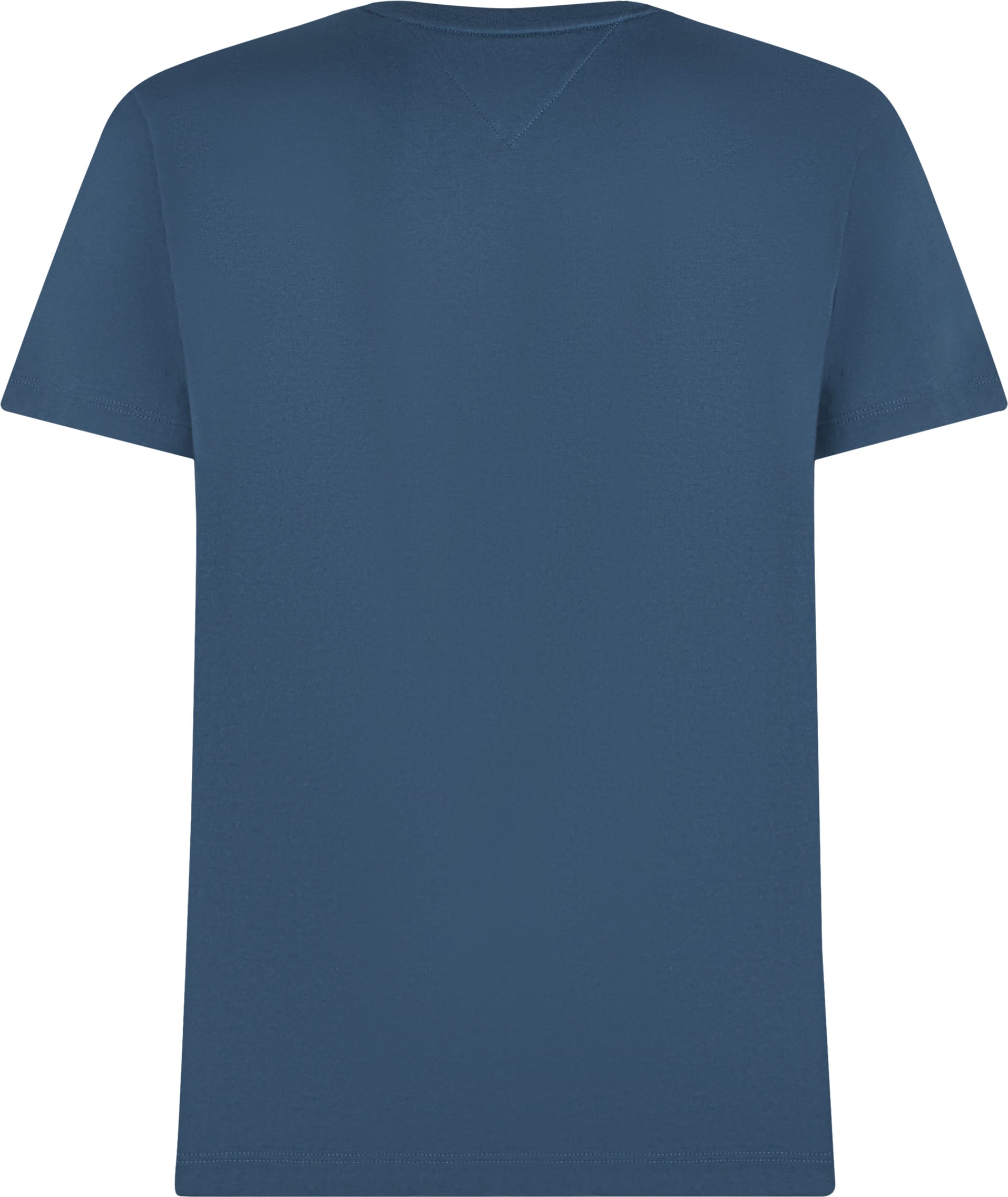 Tommy Hilfiger T-shirt »ESSENTIAL REGULAR FIT SOLID  mit Stickerei« uni, décontracté, coton, col rond