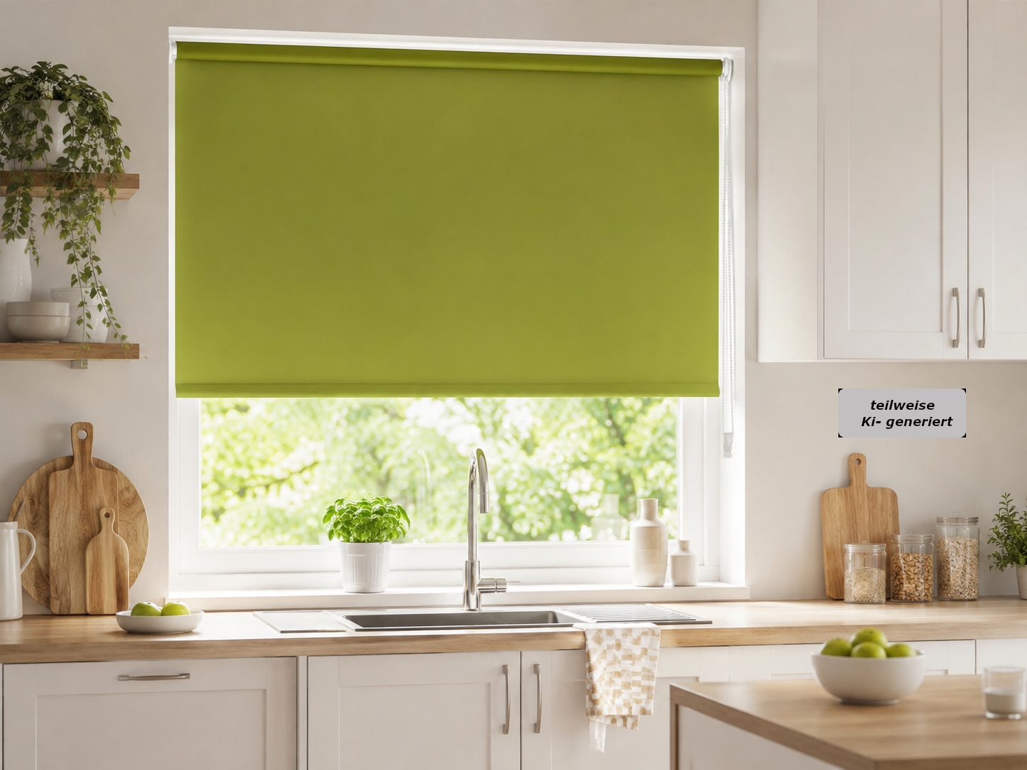 indeko Store à tirage latéral »Simply-Fix Klemmrollo« Opaque suspendu librement Occultation, protection visuelle, protection UV