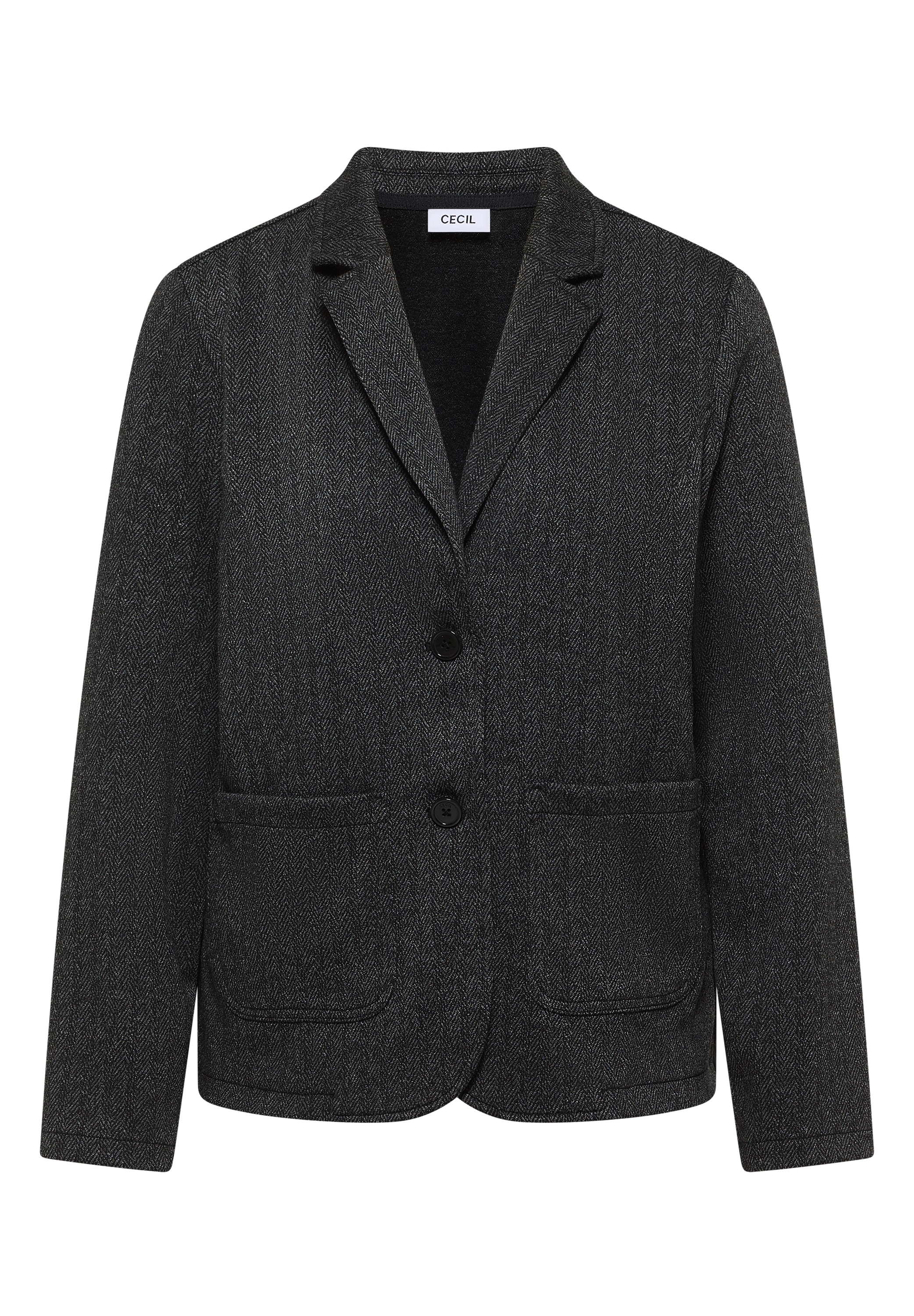 Cecil Kurzblazer mit Herringbone Muster