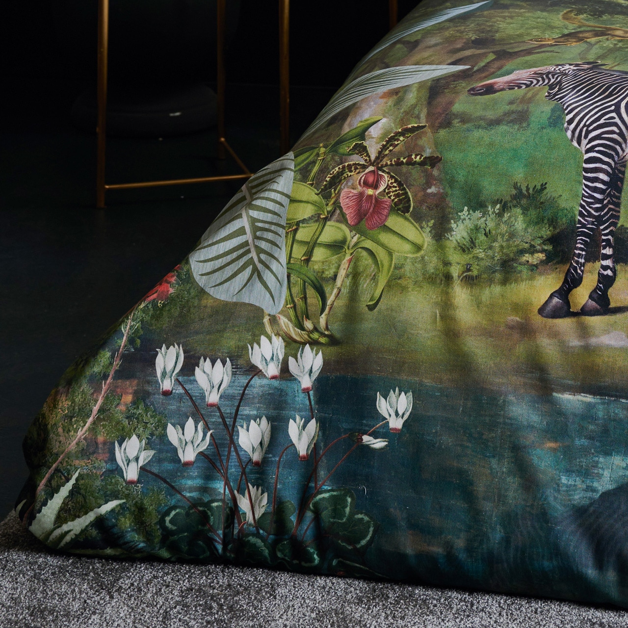 APELT Linge de lit »Freddy« 2 cuis avec animaux exotiques