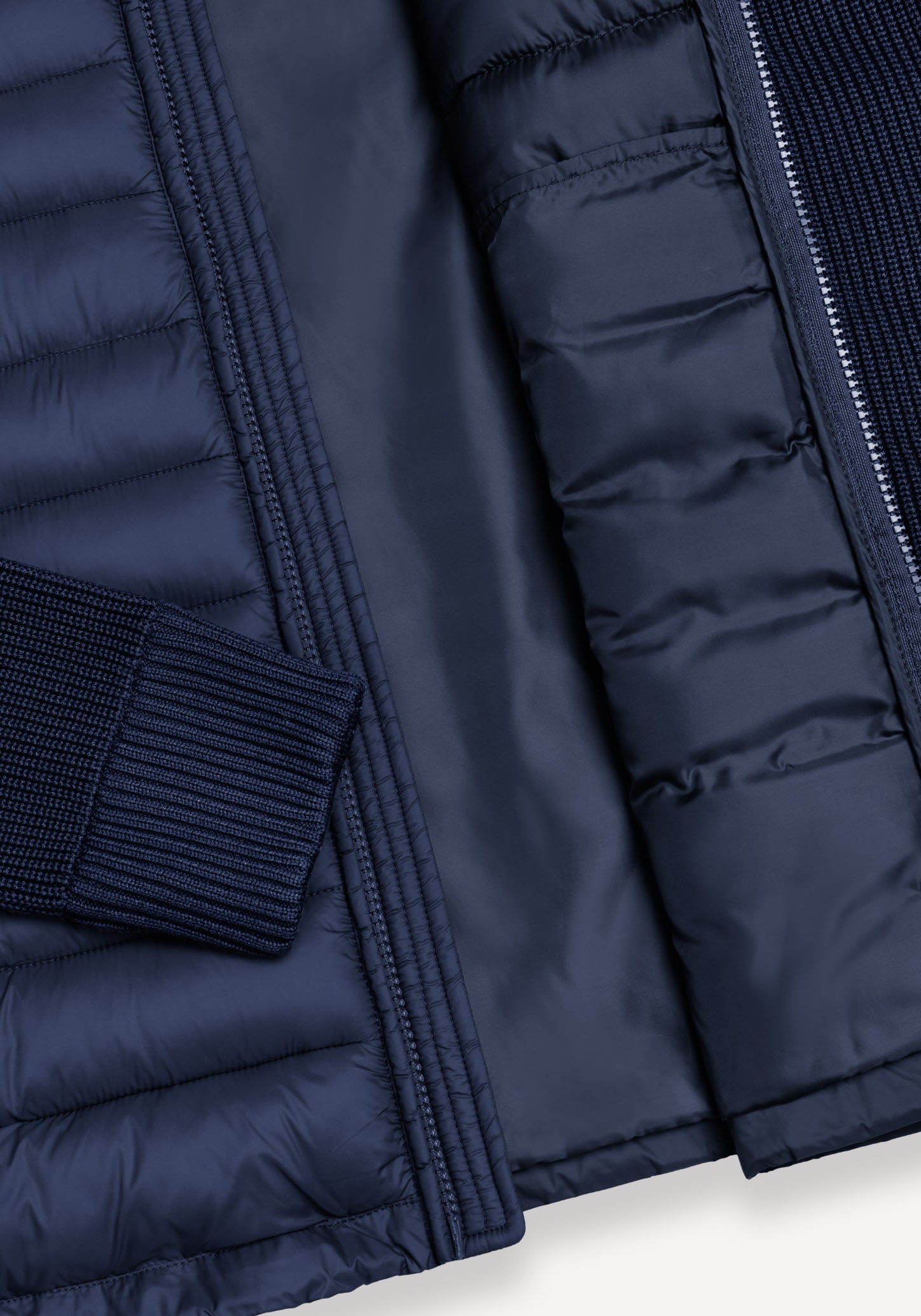 Colmar Veste hybride Manches tricotées, coupe régulière, fermeture éclair à deux sens
