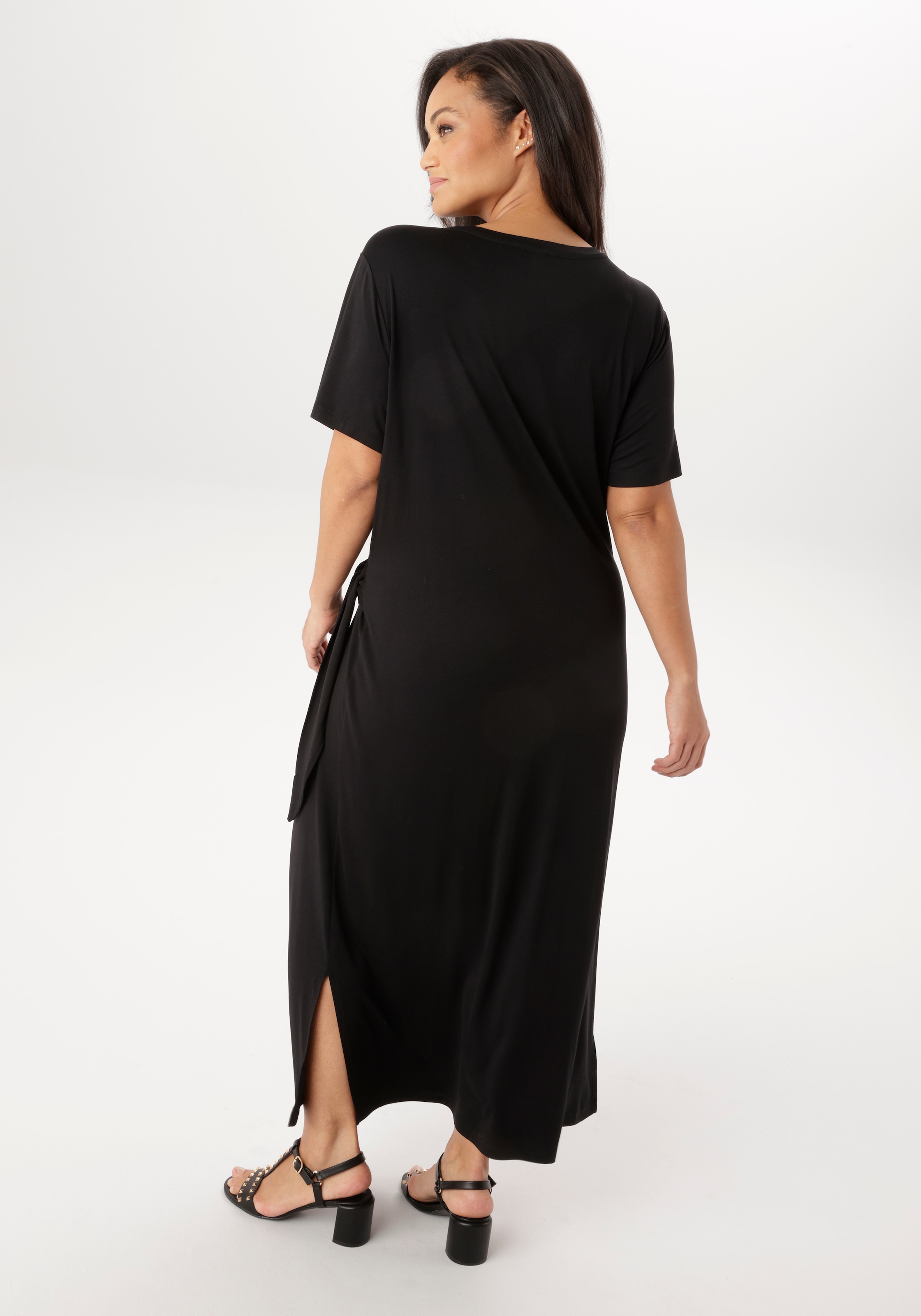 Aniston PLUS Maxi robe mit raffiniertem Bindeband - NEUE KOLLEKTION