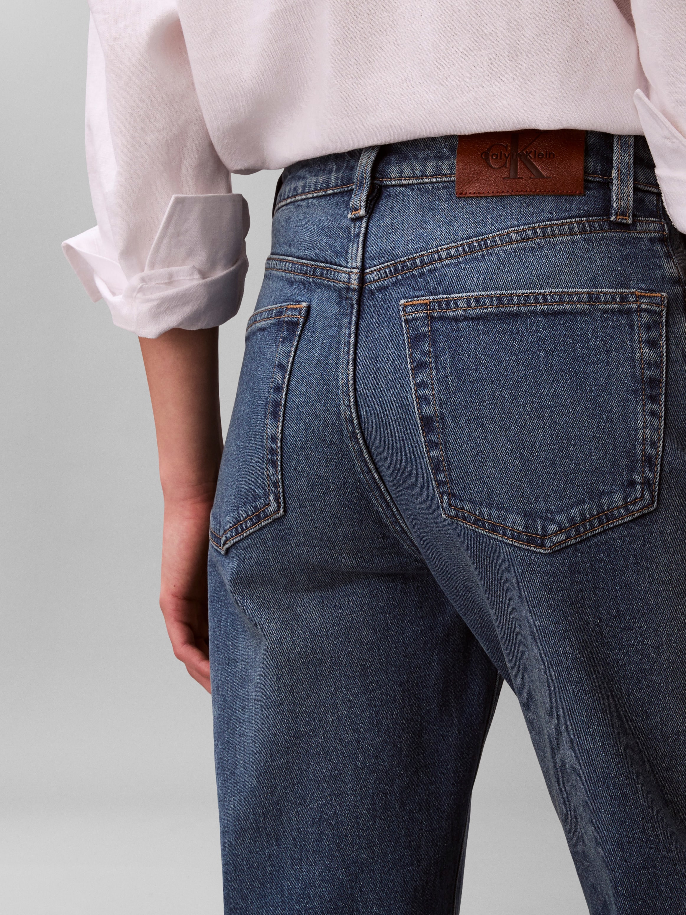 Calvin Klein Jeans High-waist-Jeans Regular fit mit high waist Passform