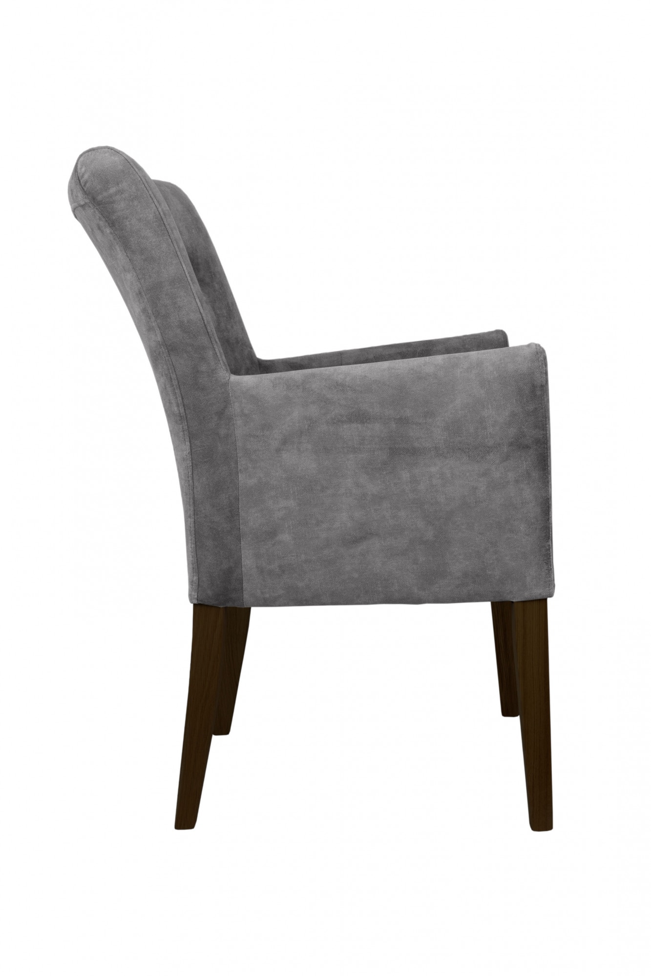 Home affaire Armlehnstuhl »Cortega Esszimmerstuhl mit Knopfheftung« () 1 Stk.Beingestell Massivholz, bequem gepolstert