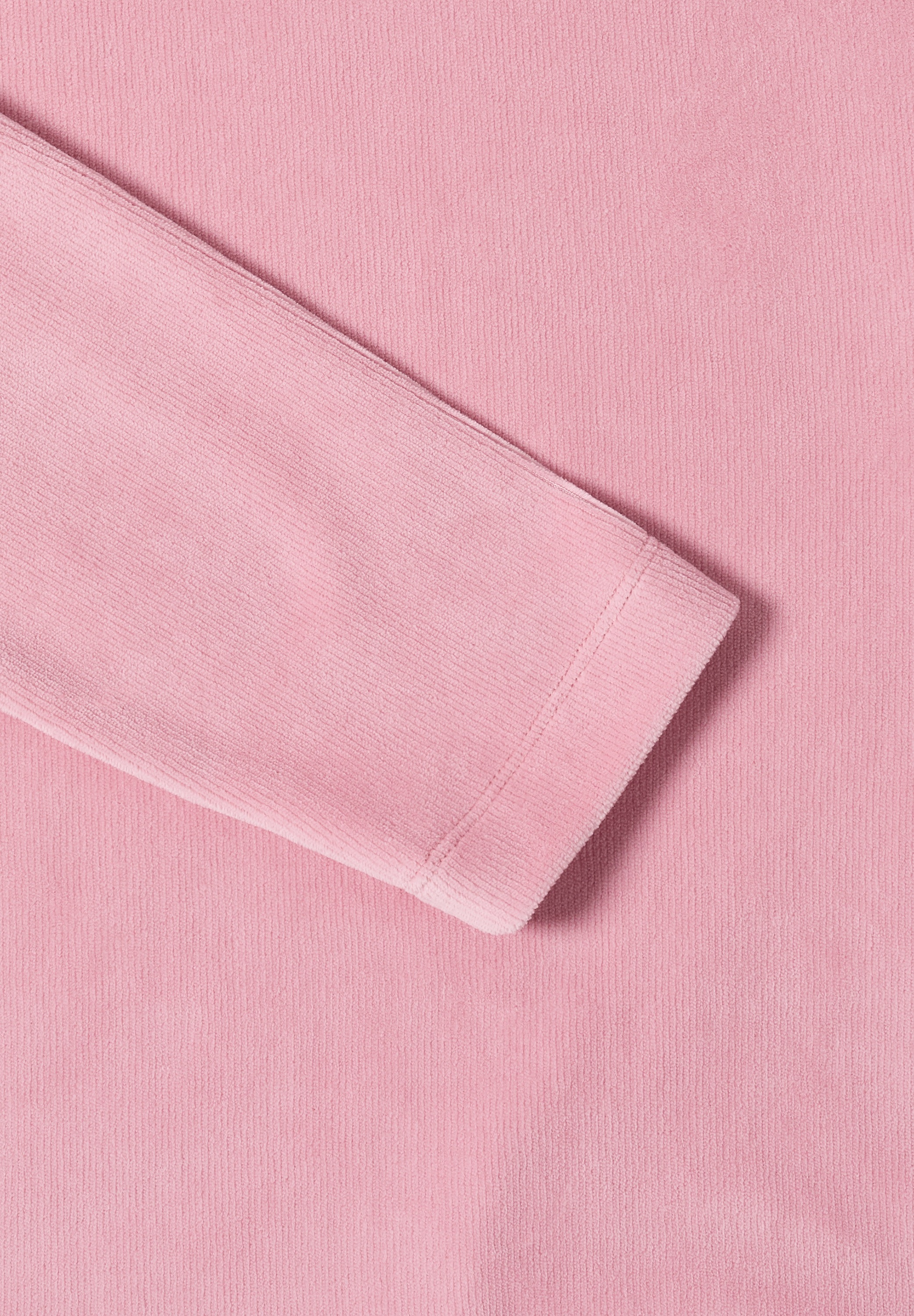 Cecil Pull à col rond Cord Shirt mit grossem Kragen