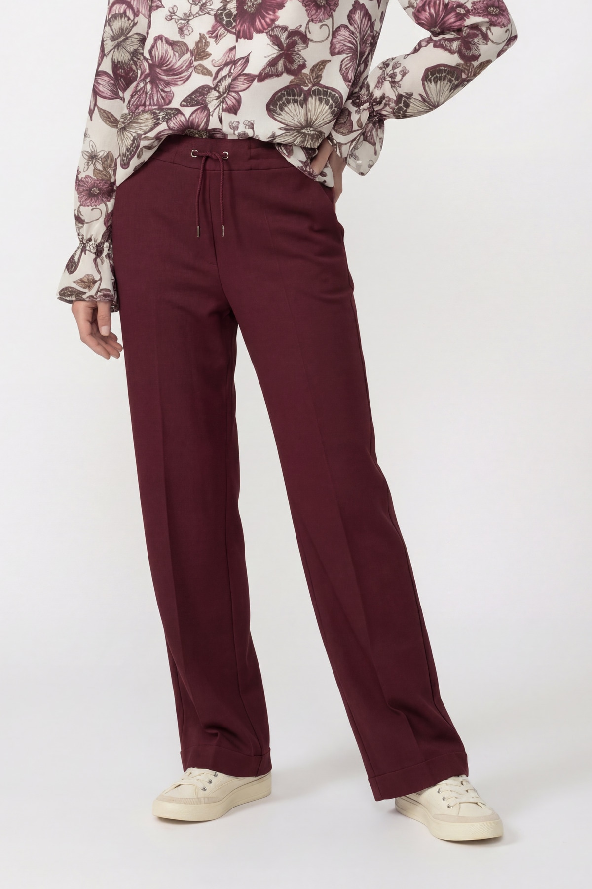 Monari Schlupfhose »Hose Basic Rippe 78cm«  Regular fit mit elastischem Bund