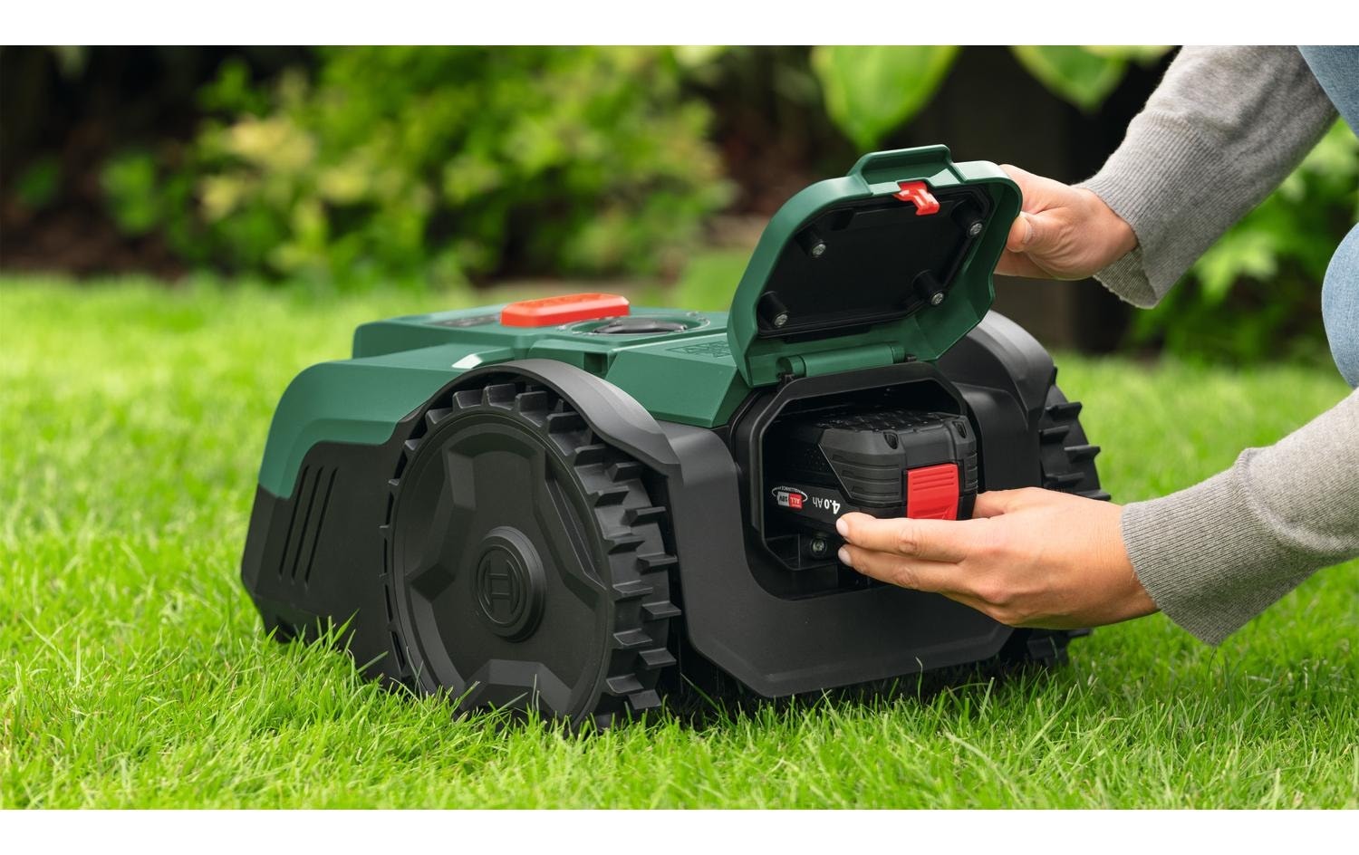 BOSCH Robot tondeuse »VISIMOW18V-100 100 m²«
