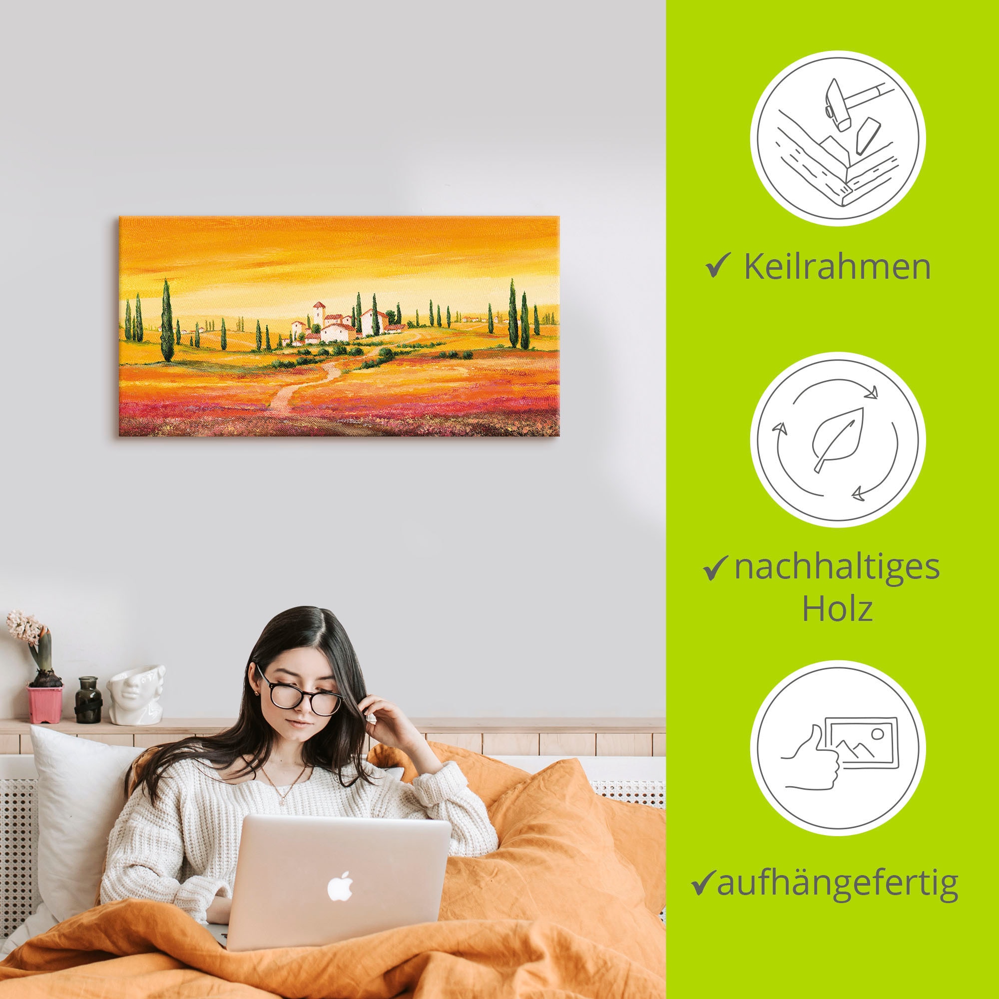 Artland Wandbild Europa 1 Stk. tlg. als Alubild, Leinwandbild in verschied. Grössen