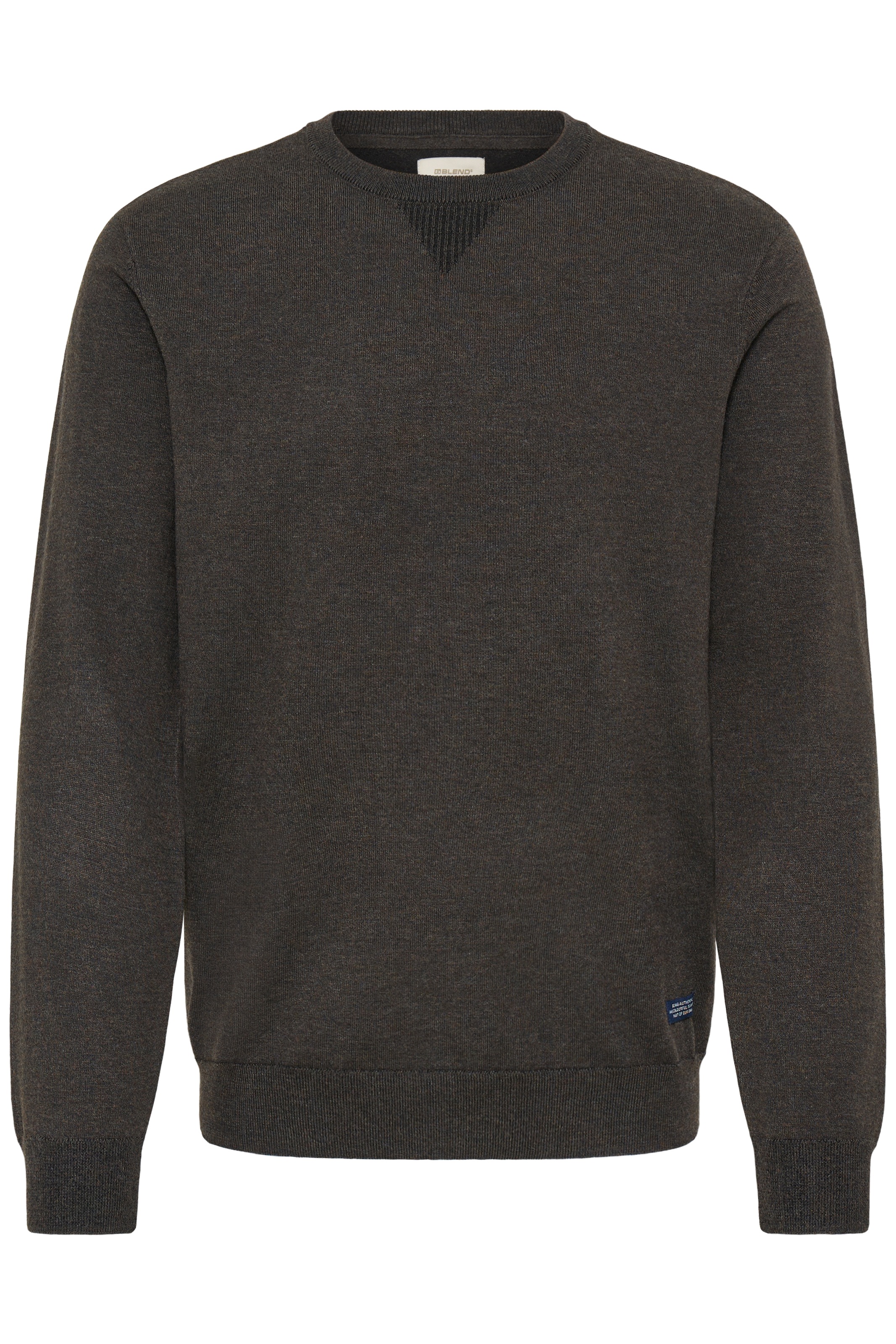 Blend Rundhalspullover »Pullover« Kunstfaser,