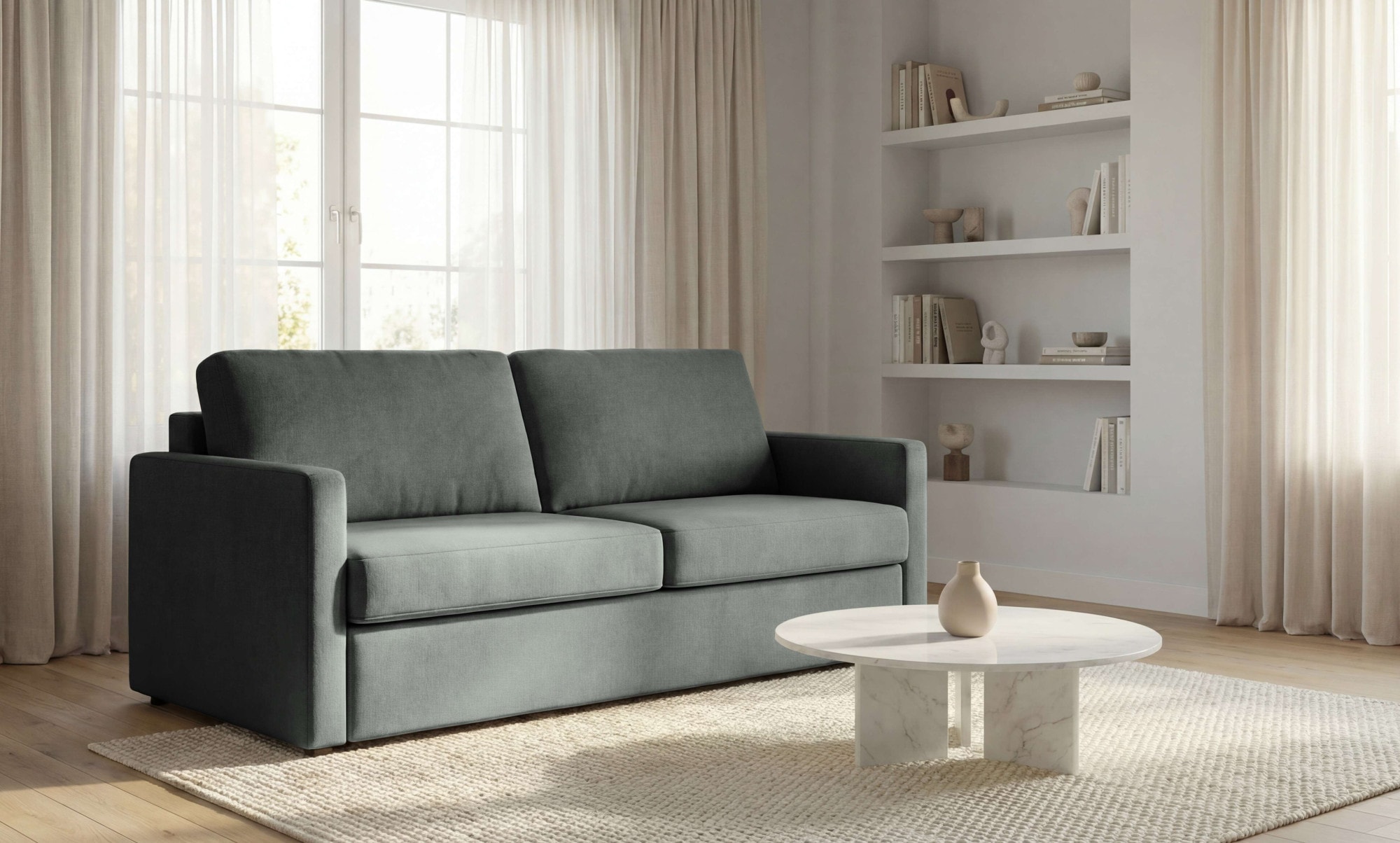 Home affaire Schlafsofa »Goldpoint 162 cm, Dauerschläfer, Liegefläche 120/200cm« 2-Sitzer mit Dauerschläfer-Funktion, Bonell-Federkernmatratze