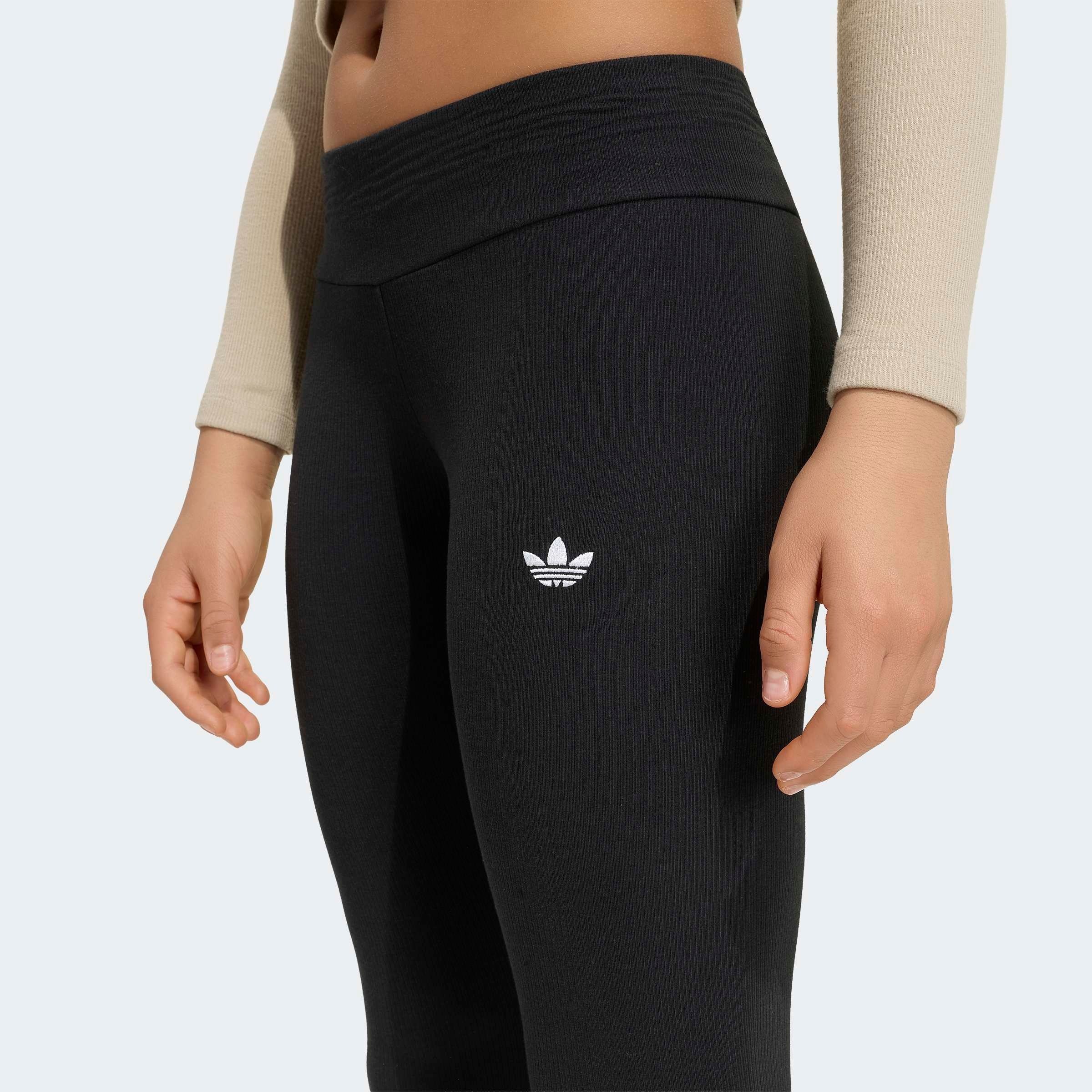 adidas Originals Leggings »MINI RIB, MITTELHOHER BUND«